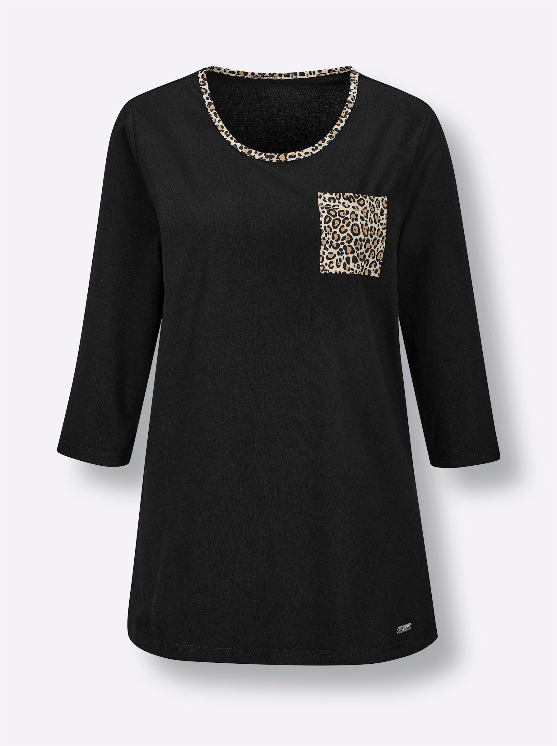 T-Shirt Longshirt 3/4-Arm