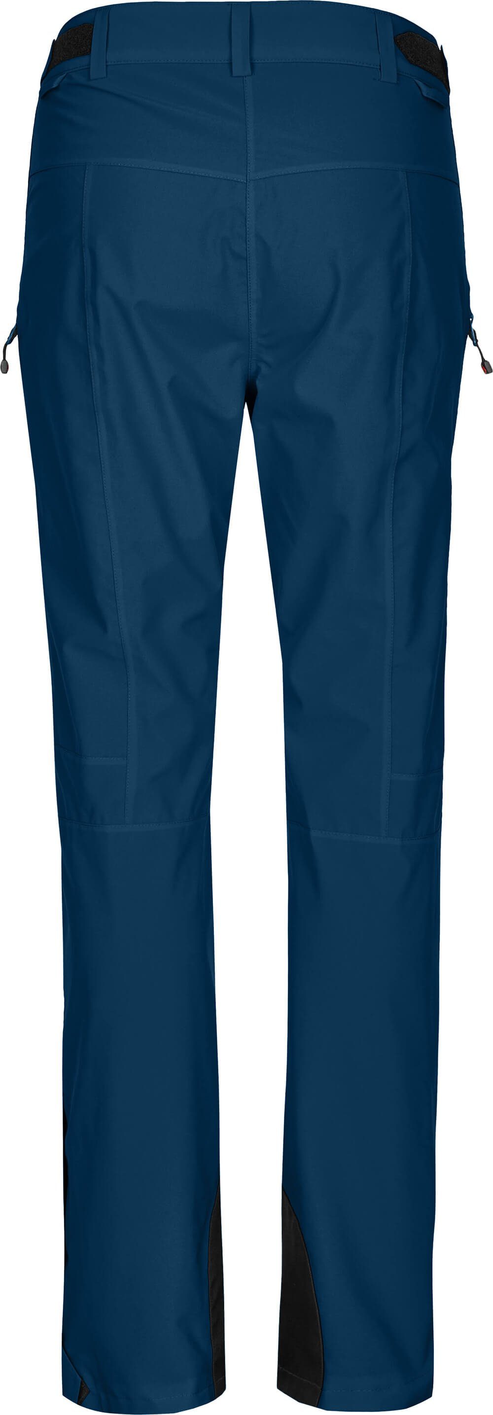 Bergson Skihose ICE unwattiert, light mm Normalgrößen, blau Skihose, 20000 Wassersäule, dunkel Slim Damen
