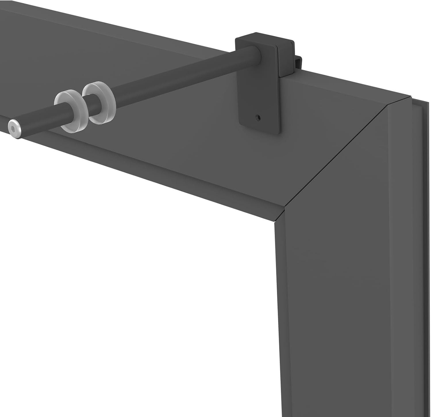 MDCASA Fensterhaken I Verstellbarer Premium Fensterhaken zum Einhängen (12-20 mm), Alle gängigen Fensterrahmen, Hält bis zu 1 kg, schonende Befestigung, ohne Bohren oder Kleben