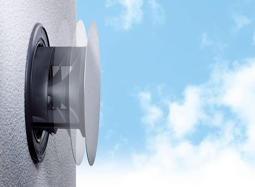 Naber Mauerkasten COMPAIR® GTS 150 F – Mauerkasten Ø150 mm teleskopierbar weiß Edelstahl