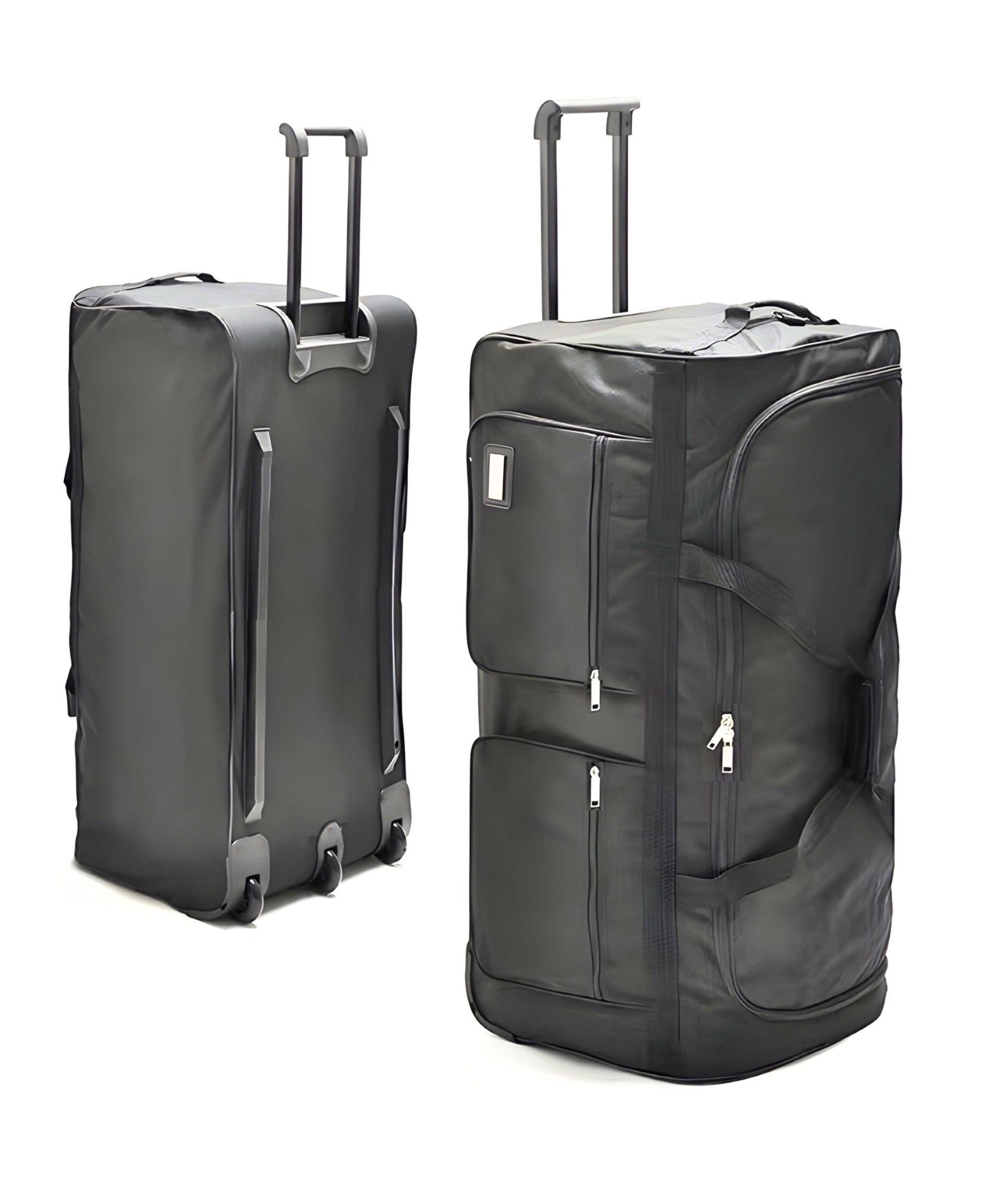 Cheffinger Reisetasche Gepäcktasche mit 3 Rollen Trolley Handgepäck Reisetasche Reisegepäck