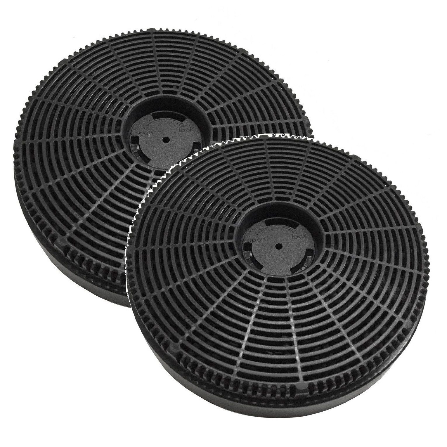 NEG Aktivkohlefilter Aktivkohlefilter-Set GF09, Zubehör für NEG3660WH, KF106-AT