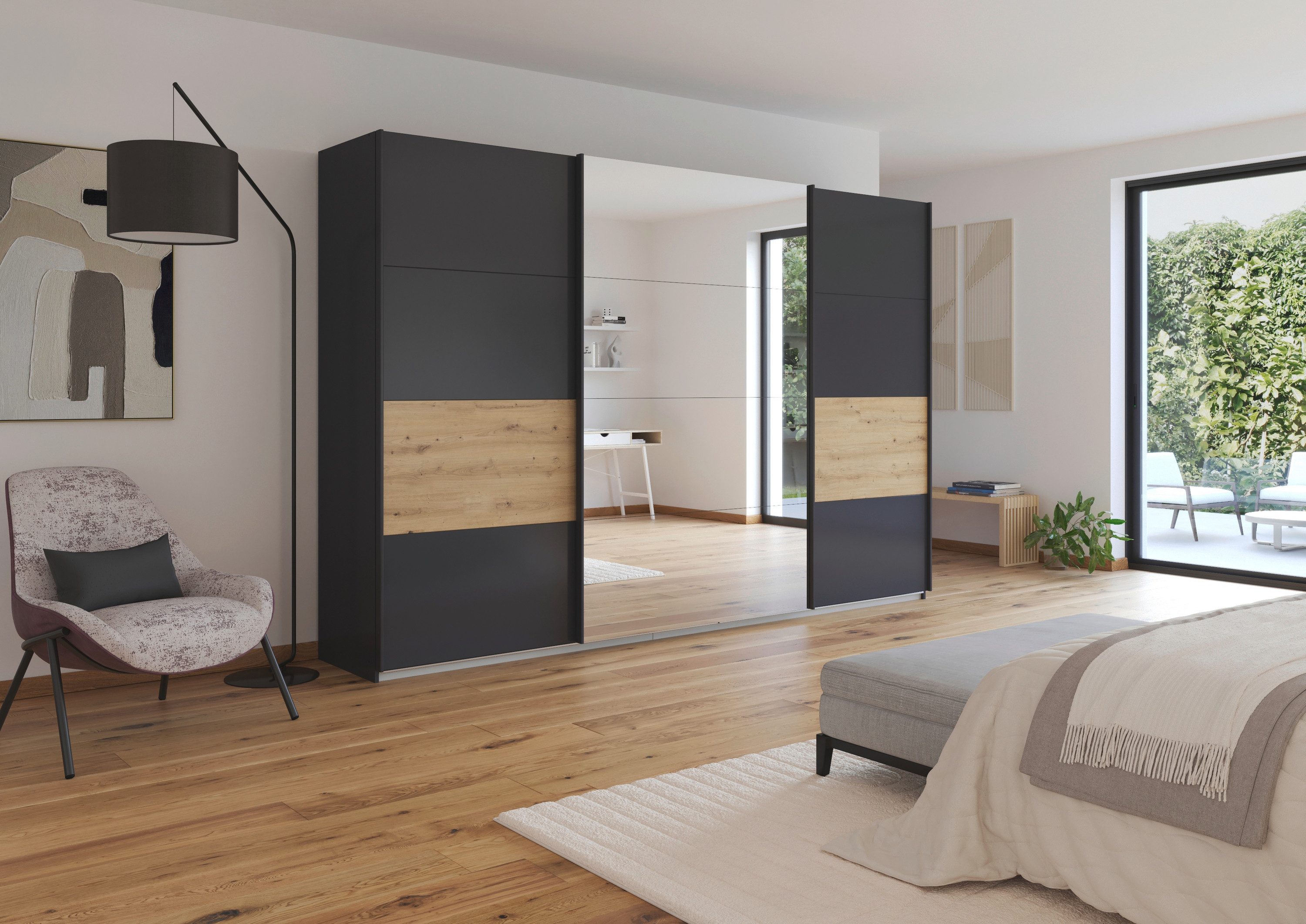 rauch Schwebetürenschrank "Kleiderschrank Schrank Garderobe CORTONA", inkl. günstig online kaufen
