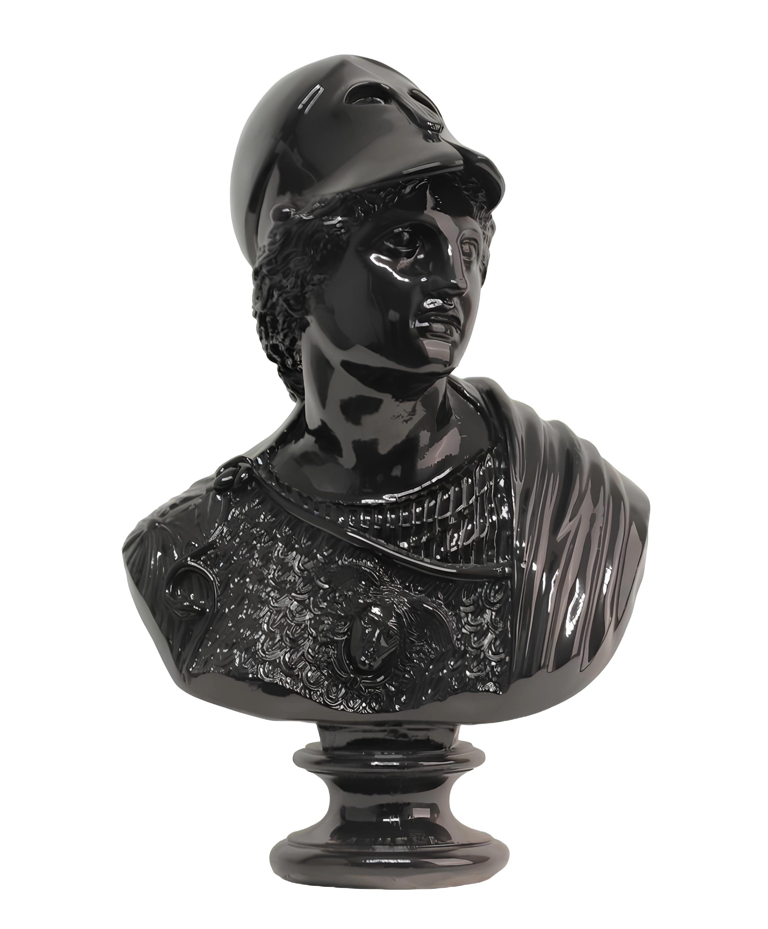 Skulptur Deko Figur Athene Statue Skulptur 53 cm Figuren Wohnzimmer Statuen