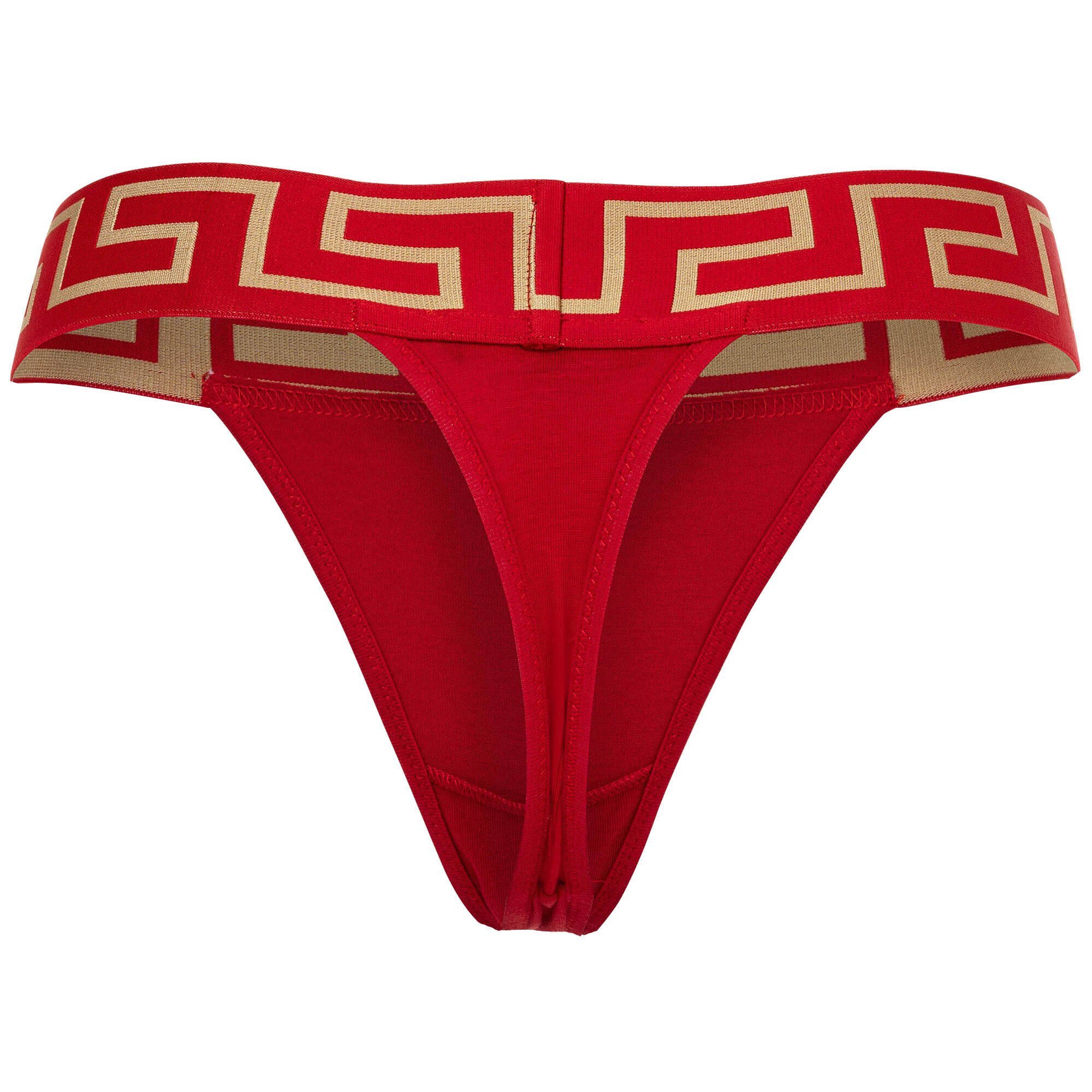 Versace String Damen TOPEKA, - String Unterwäsche, Rot Tanga