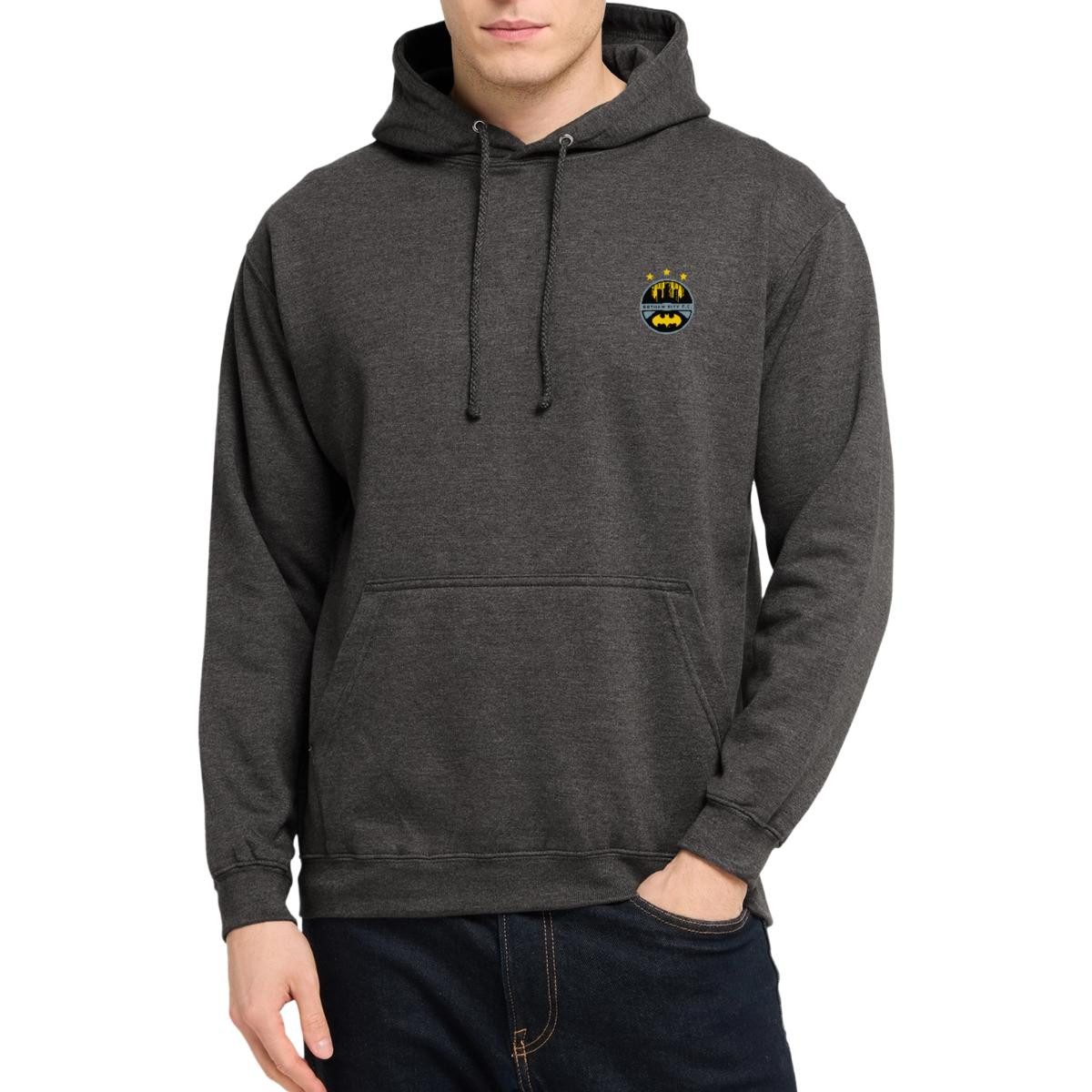 Spreadshirt Hoodie Batman Bruce Wayne Gotham City F.C. Fußball-Trikot Unisex Hoodie (1-tlg)