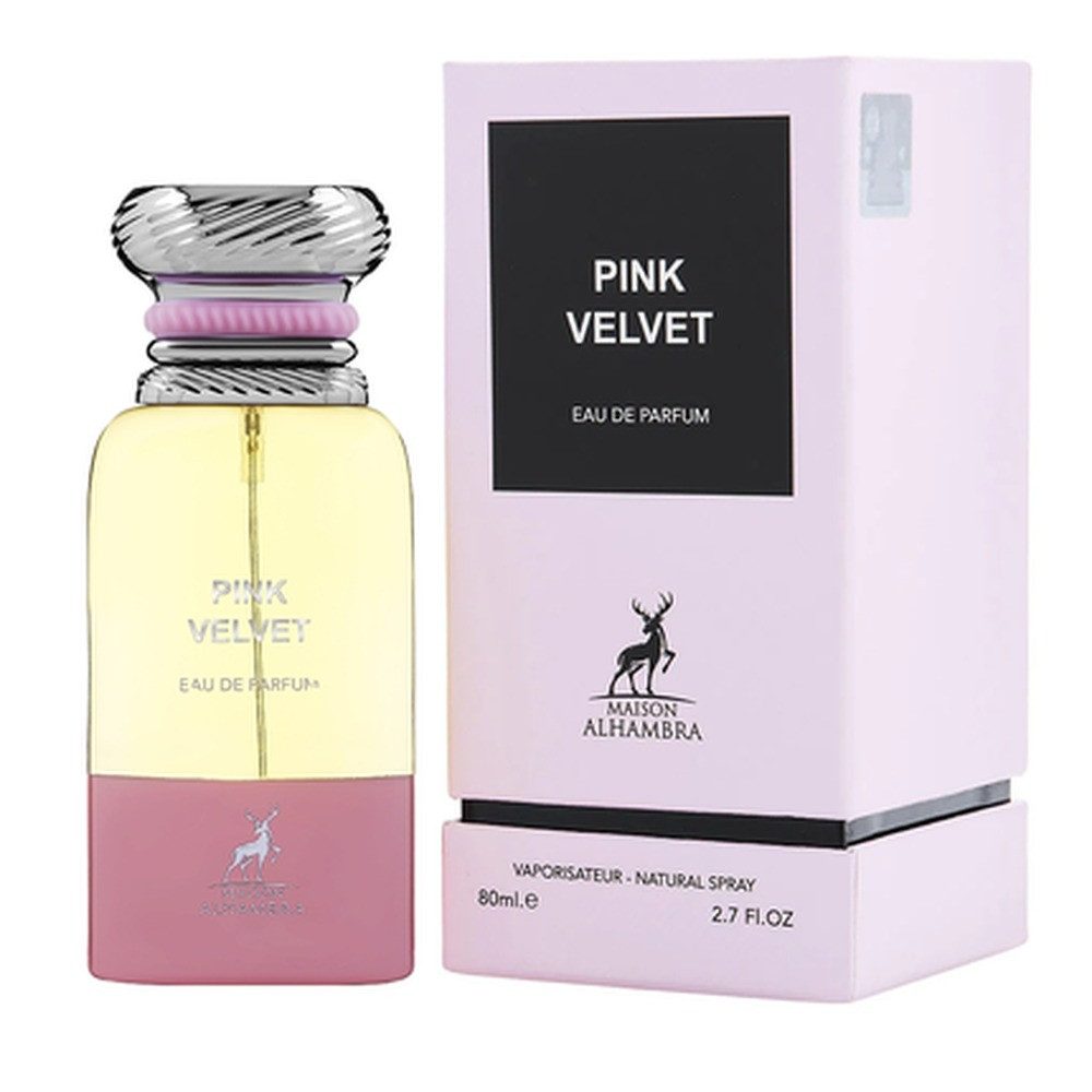 Lattafa Eau de Parfum Maison Alhambra Pink Velvet Eau De Parfum 80ml Women Fragrance