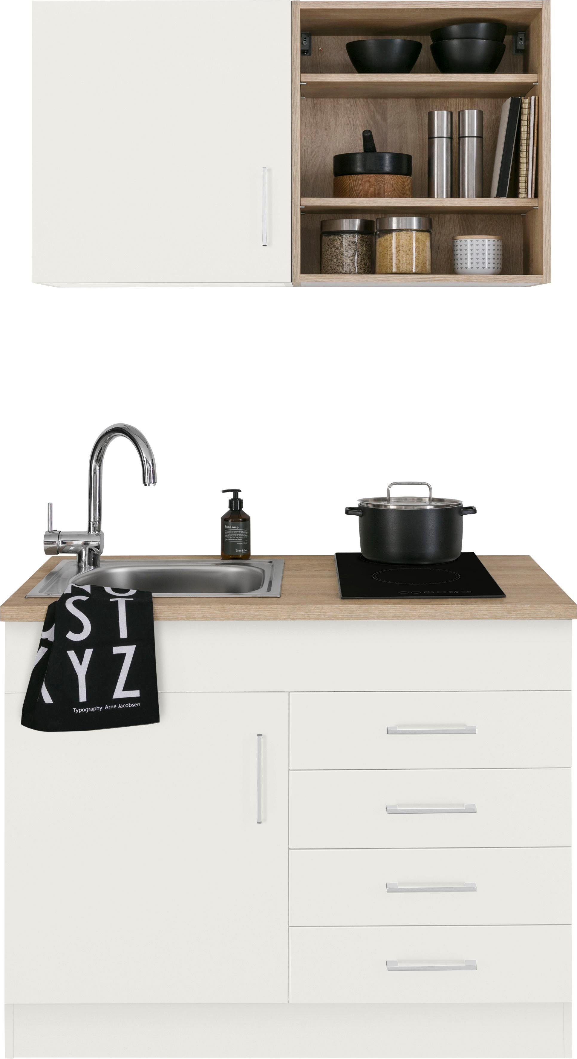 KOCHSTATION Pantryküche KS-Mali, Breite 100 cm, wahlweise mit E-Geräten günstig online kaufen