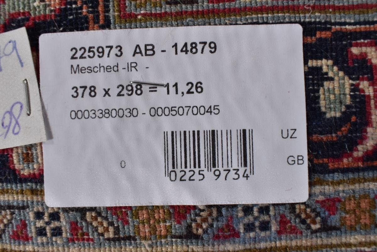 rechteckig, Handgeknüpfter 299x377 Mashhad Trading, 12 Orientteppich / Perserteppich, Höhe: Orientteppich Nain mm