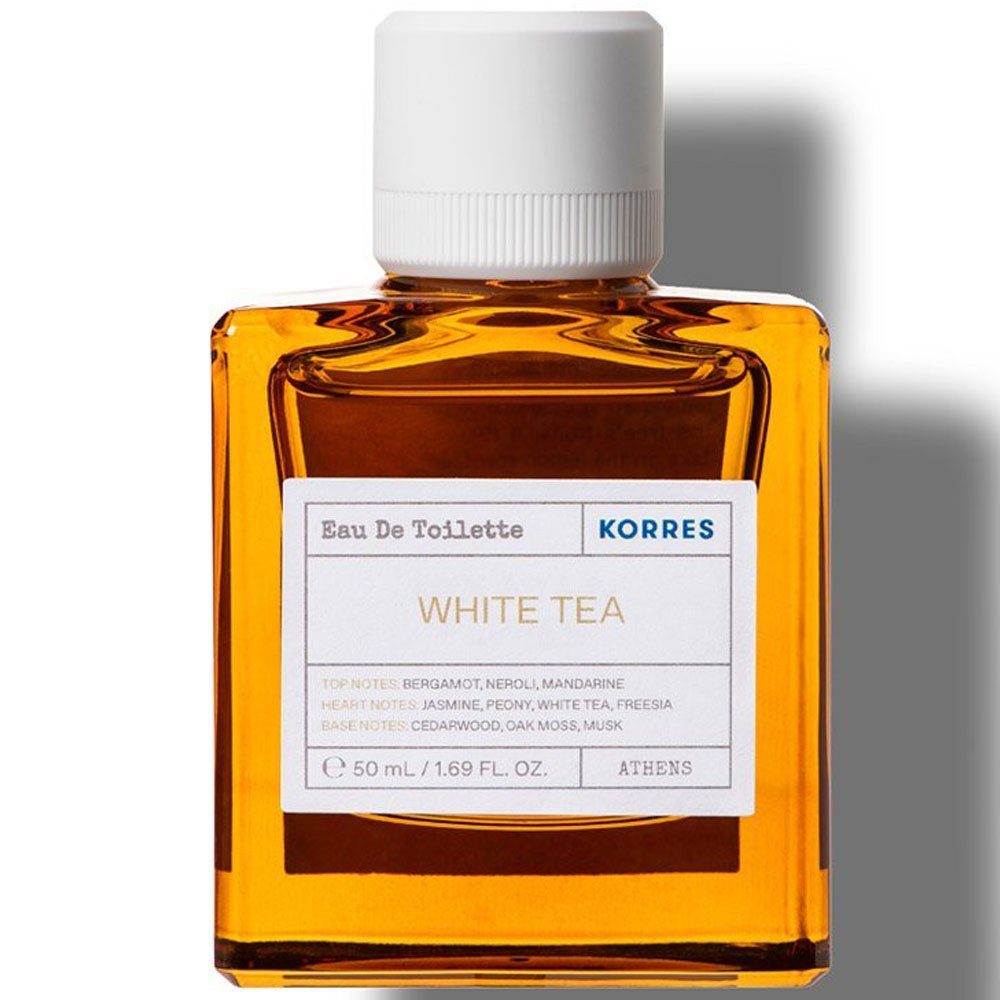 Korres Eau de Parfum WHITE TEA EDT für Sie, Weiß, 50 ml