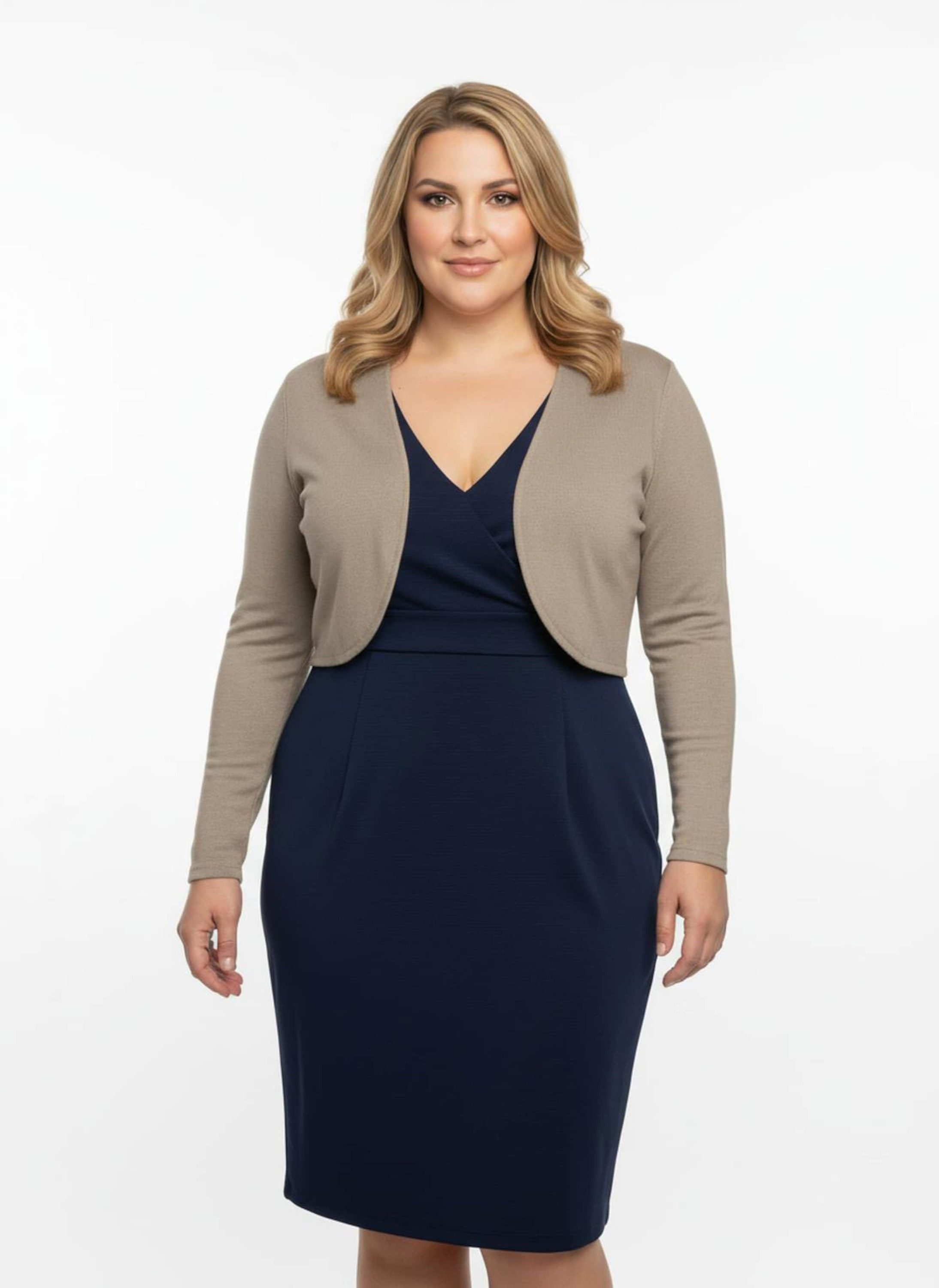 Witt Strickjacke Bolero Langarm Jersey