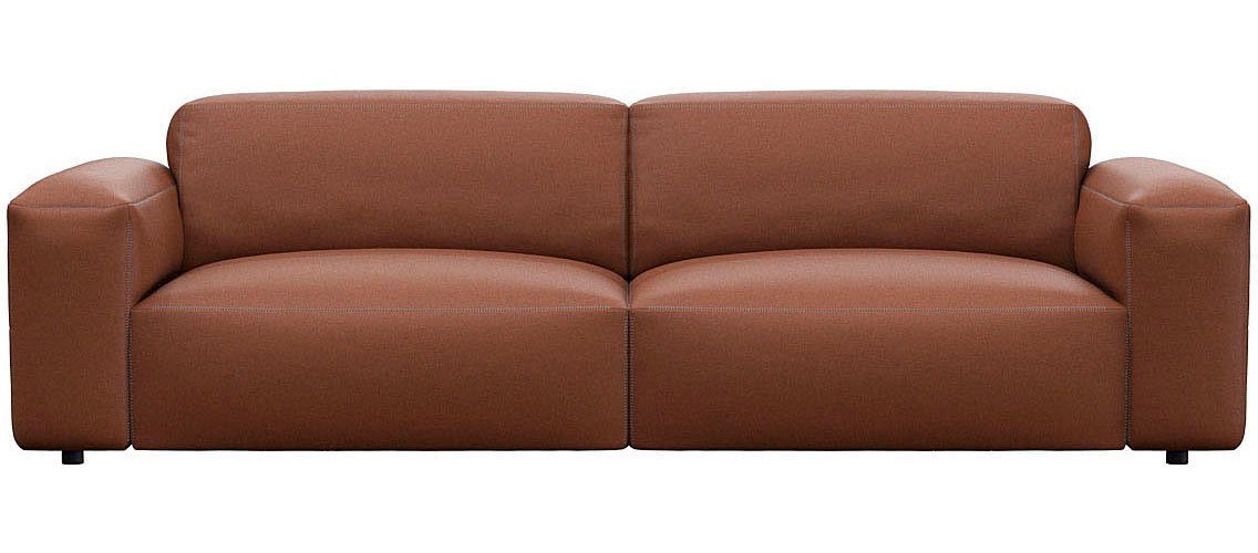 FLEXLUX 3-Sitzer Lucera Sofa, super bequem durch hochwertigen Sitzaufbau mit Kaltschaum, modern & anschmiegsam, Designsofa