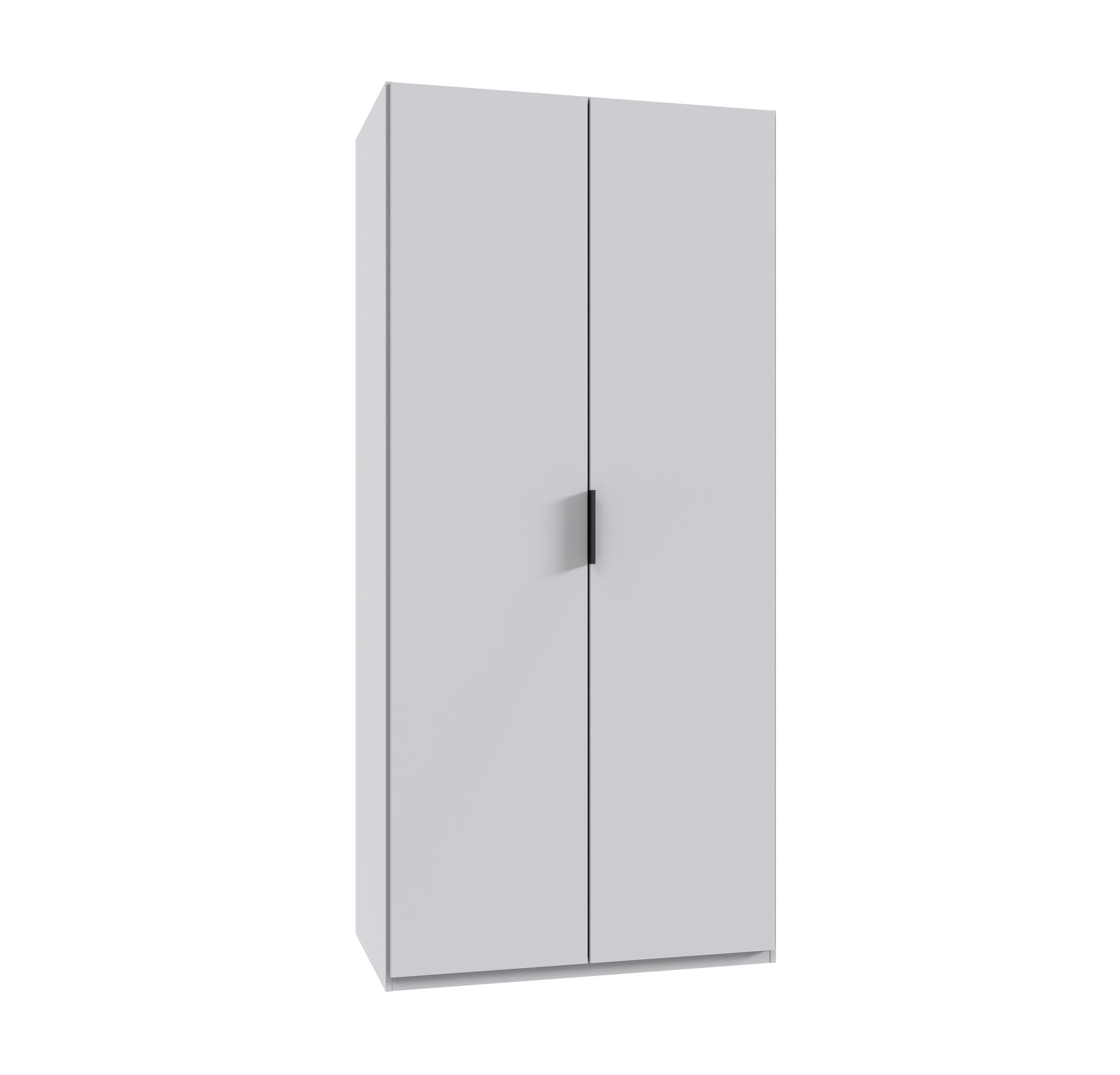 freiraum Falttürenschrank OXFORD in WEISS - 100x216x58cm (BxHxT)
