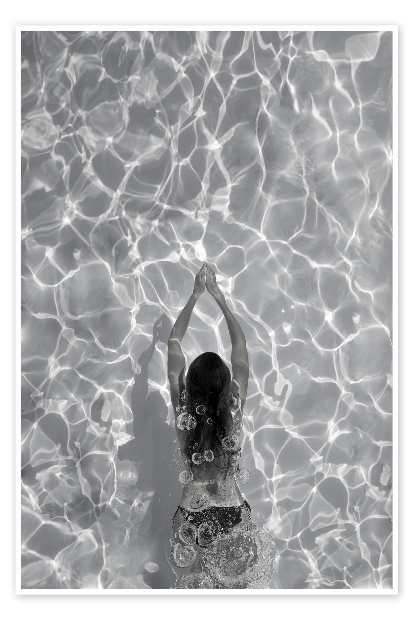 Posterlounge Poster Studio Nahili, Wasser Liebe - Schwimmen im Pool, Fotografie