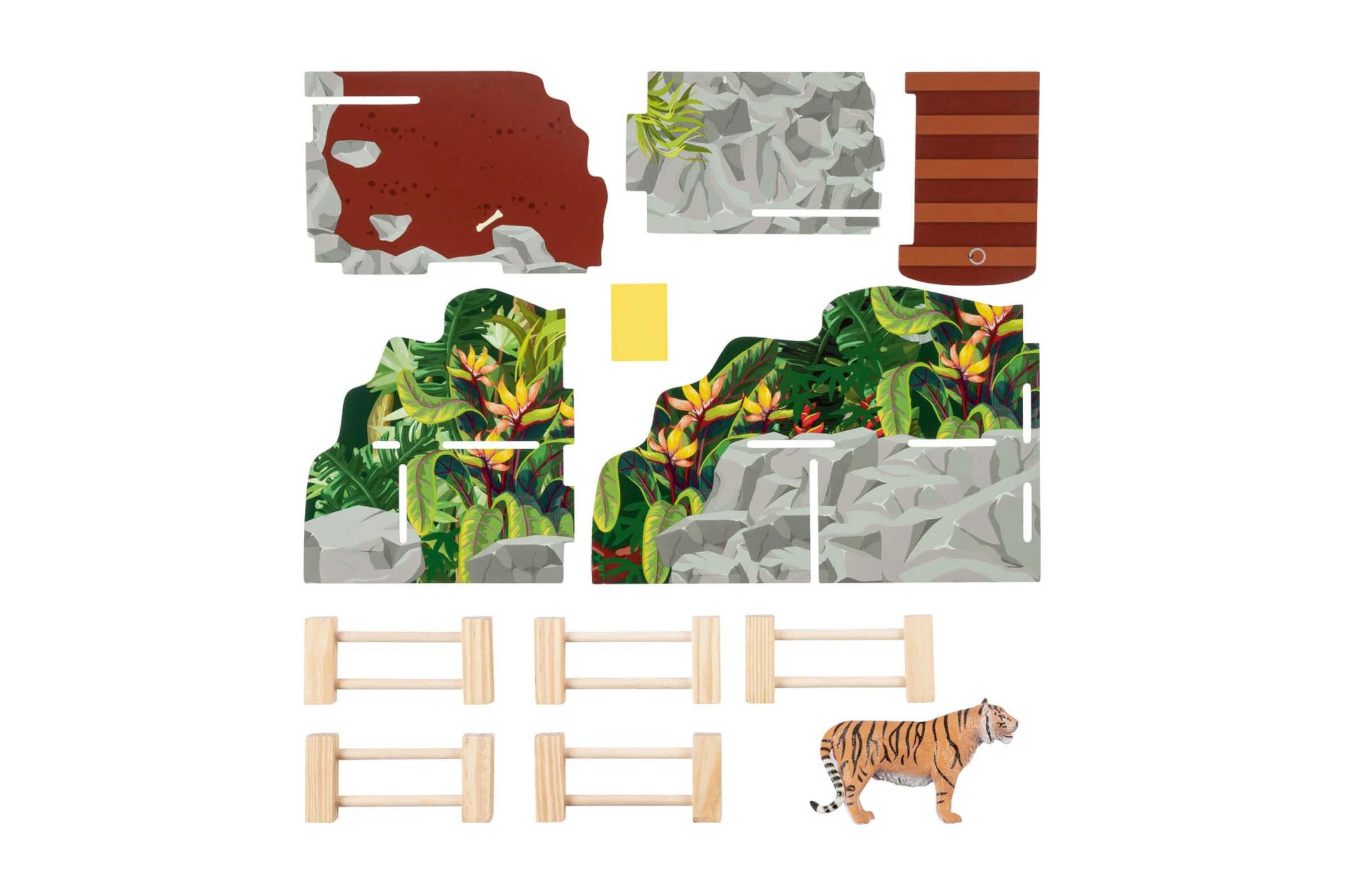 Playtive Spielfigur Playtive Spieltiere Set Tierfiguren Spielzeug für Kinder, (Spielfiguren-Set, 8-teilig), Lernspiel Bauernhof Rollenspiel