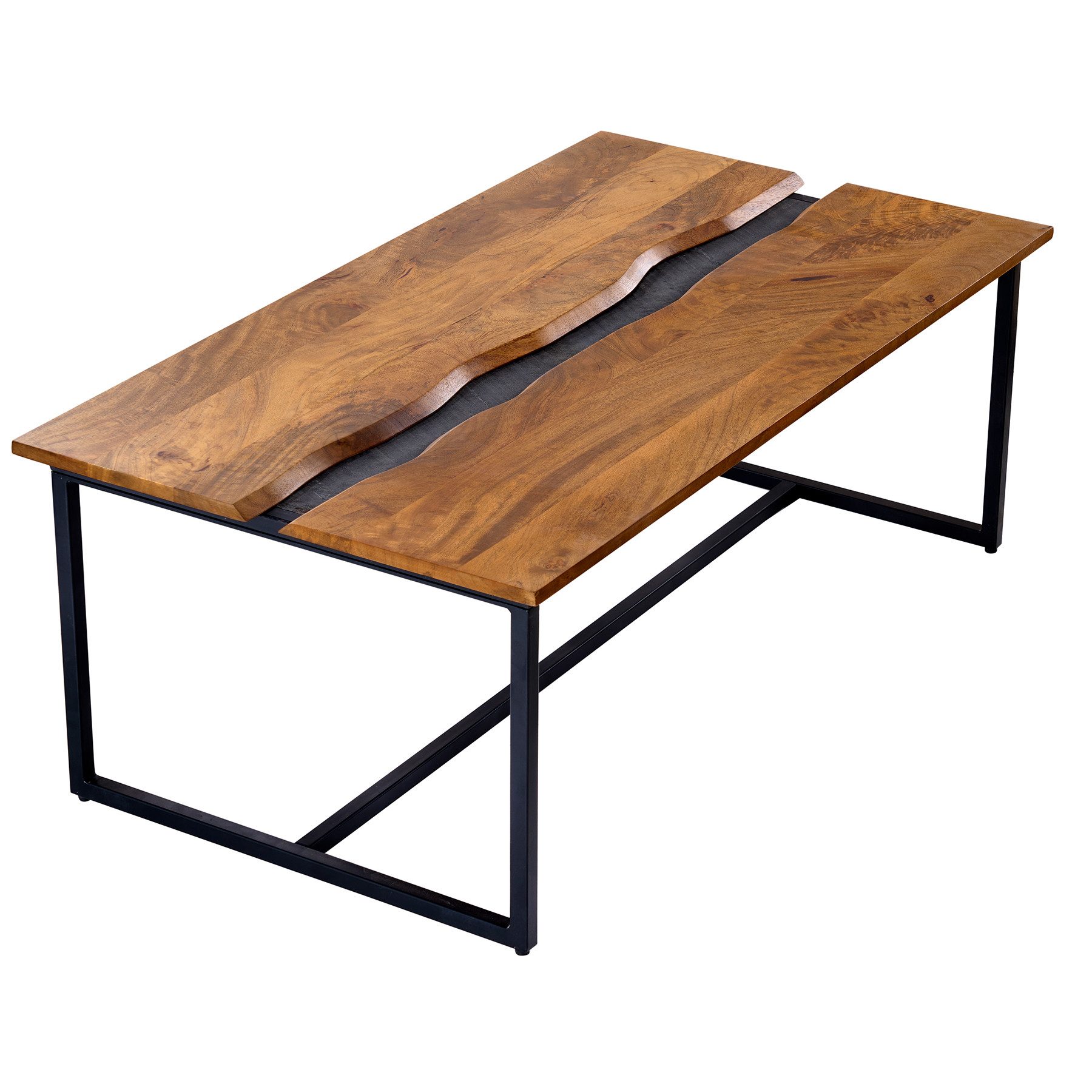 riess-ambiente Couchtisch AMAZONAS 110cm natur / schwarz (Einzelartikel, 1- günstig online kaufen