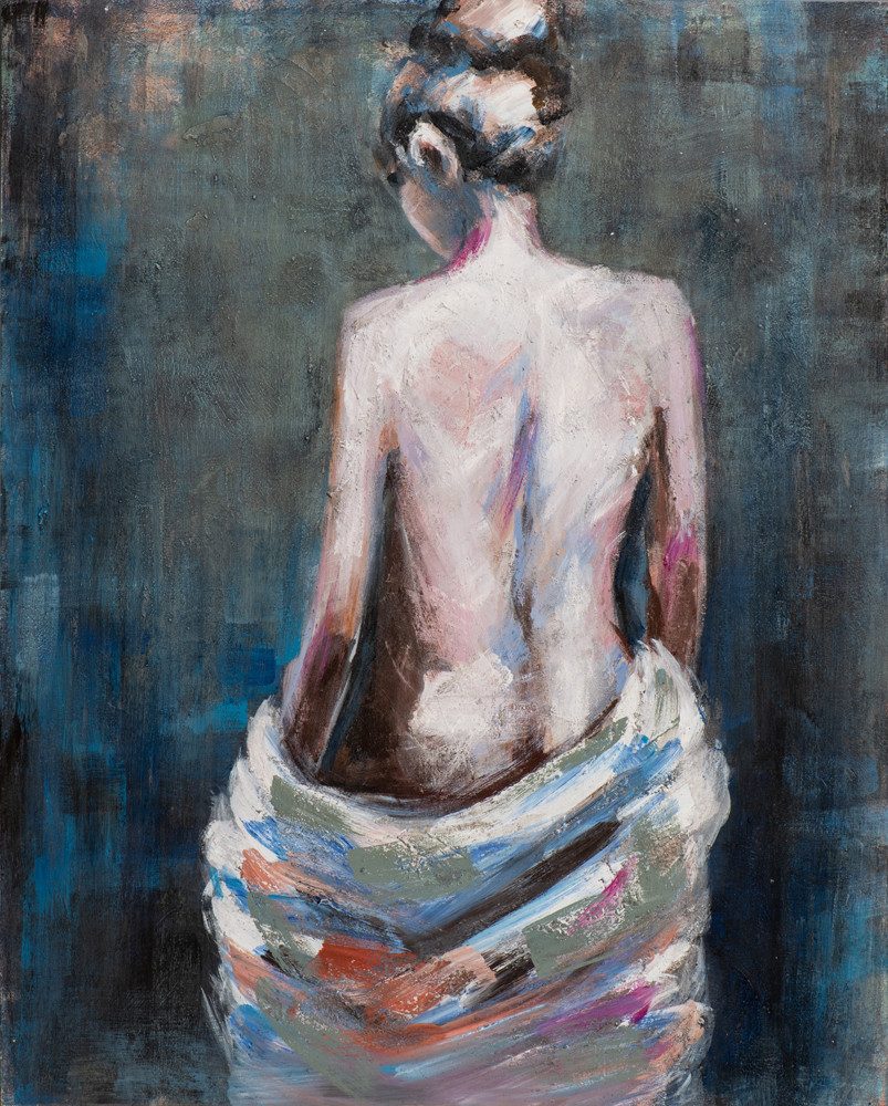 ArtUniverse Gemälde Leinwandbild Akt Einer Frau 70 x 100 cm, Menschenmotiv