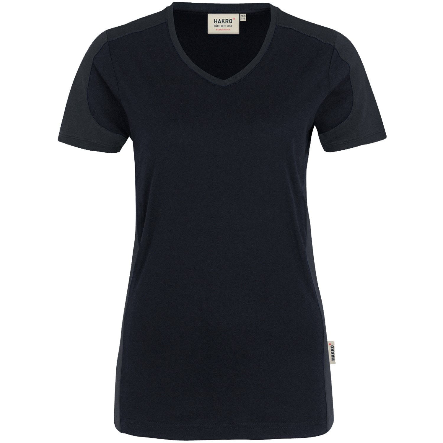 Hakro T-Shirt Damen V-Shirt "CONTRAST PERFORMANCE" 190