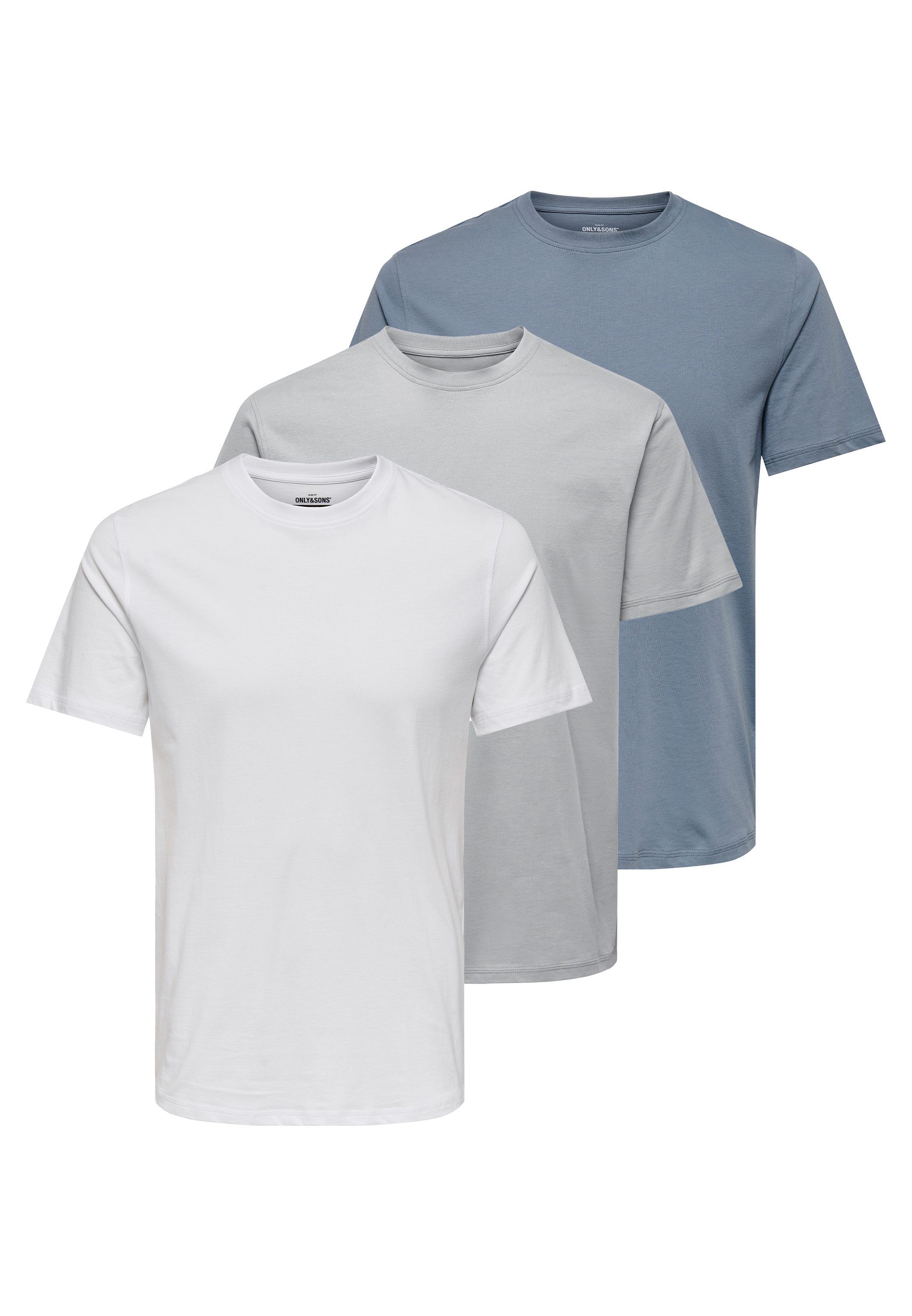 ONLY & SONS T-Shirt 3er Pack günstig online kaufen