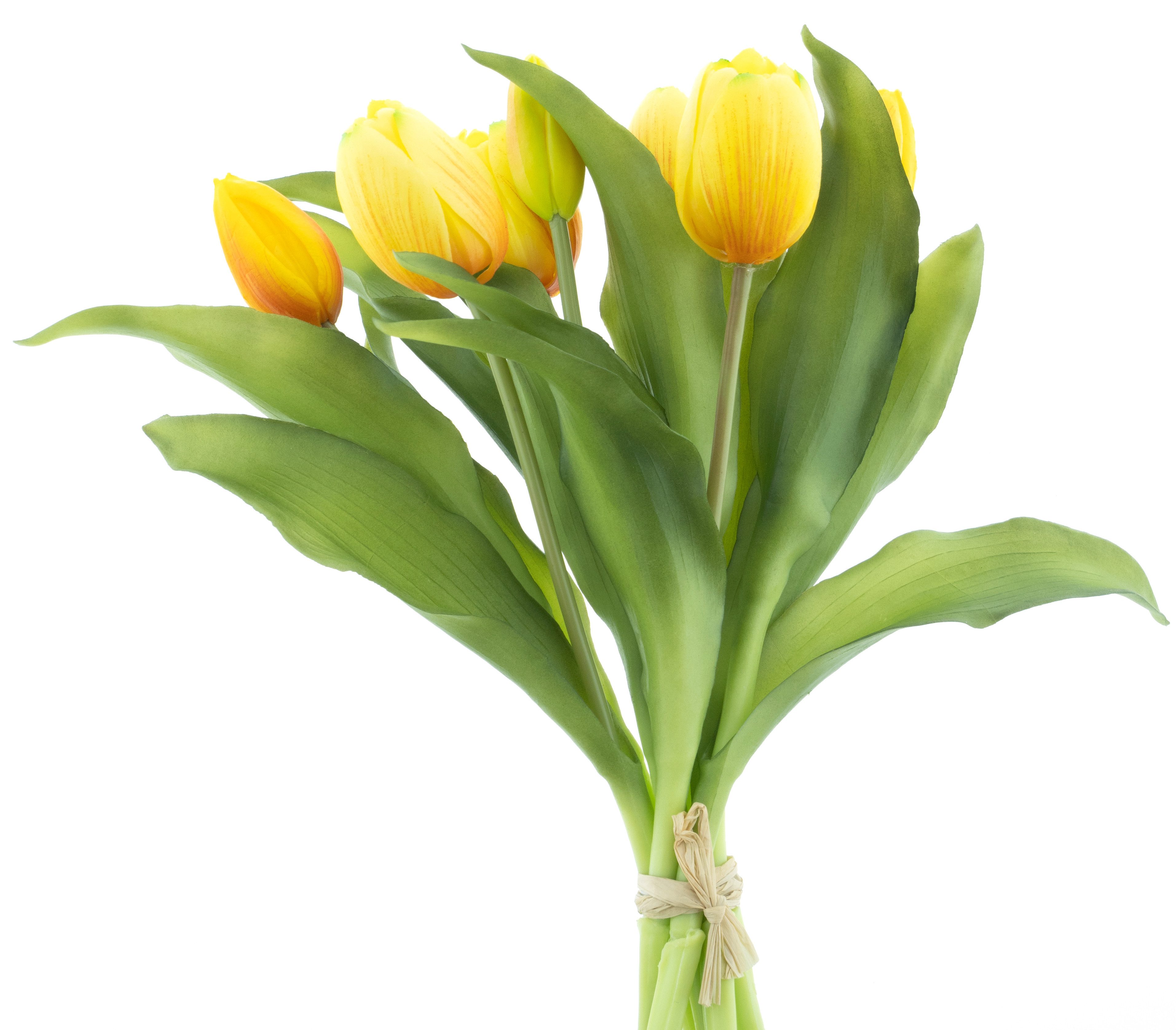 Kunsttulpe mit 4 Tulpen und 3 günstig online kaufen