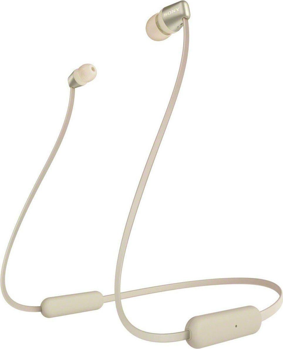 Sony WI-C310 In-Ear-Kopfhörer (Sprachsteuerung, Profile), Remote (Advanced Control Video HSP) Bluetooth HFP, AVRCP Profile), Google Assistant, (Audio goldfarben Siri, Bluetooth A2DP Distribution Audio