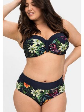 sheego by Joe Browns Bikini-Hose Große Größen mit Blumendruck und Shaping-Einsatz