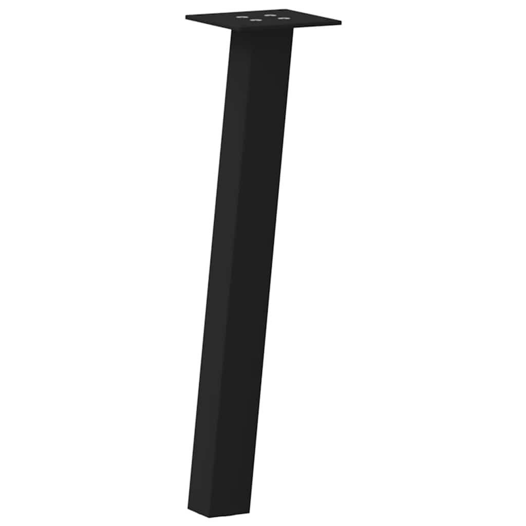 vidaXL Tischbein Couchtischbeine 4 Stk. Schwarz günstig online kaufen