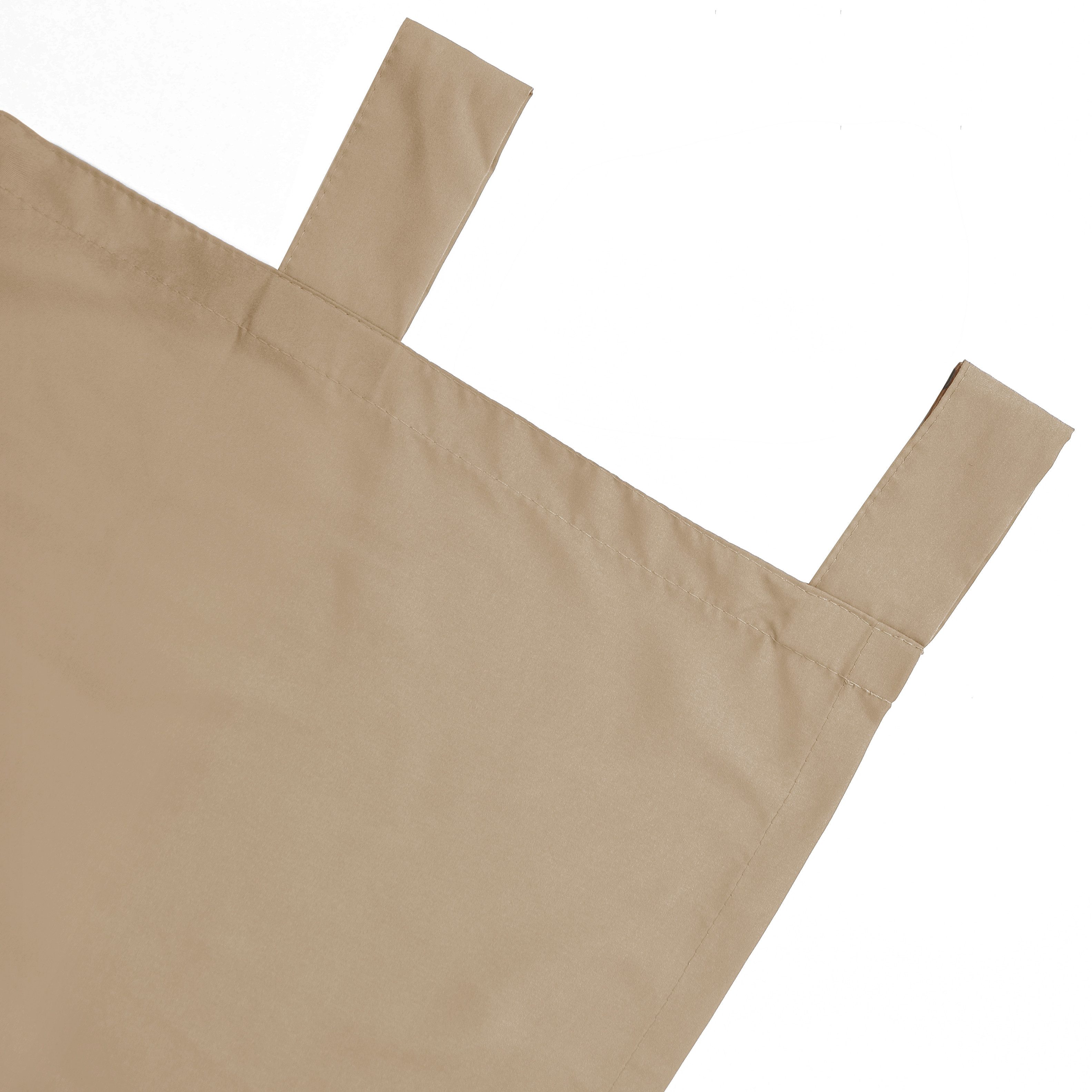 OTTO home Vorhang Raja mit Schlaufen, 2er Pack, blickdicht, Topseller (2 St), Schlaufen, blickdicht, Polyester, 2er-Set, Bestseller, einfarbig, modern, pflegele – Bild 5 von 5