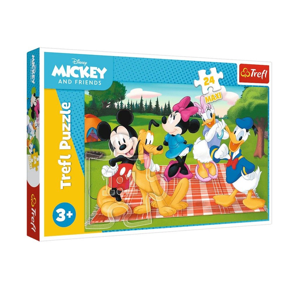Trefl Puzzle Kinderpuzzle Maxipuzzle Legespiel, 24 Puzzleteile, 24 Maxi-Teile, Bildgröße 60x40 cm, kalandriertes Papier