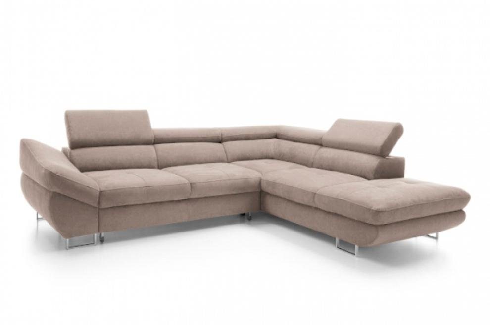 JVmoebel Ecksofa Polstersofa Europe Beige in 2 Eckgarnitur Form L Neu, Ecksofa Gelb Teile, Couch Made Sofa