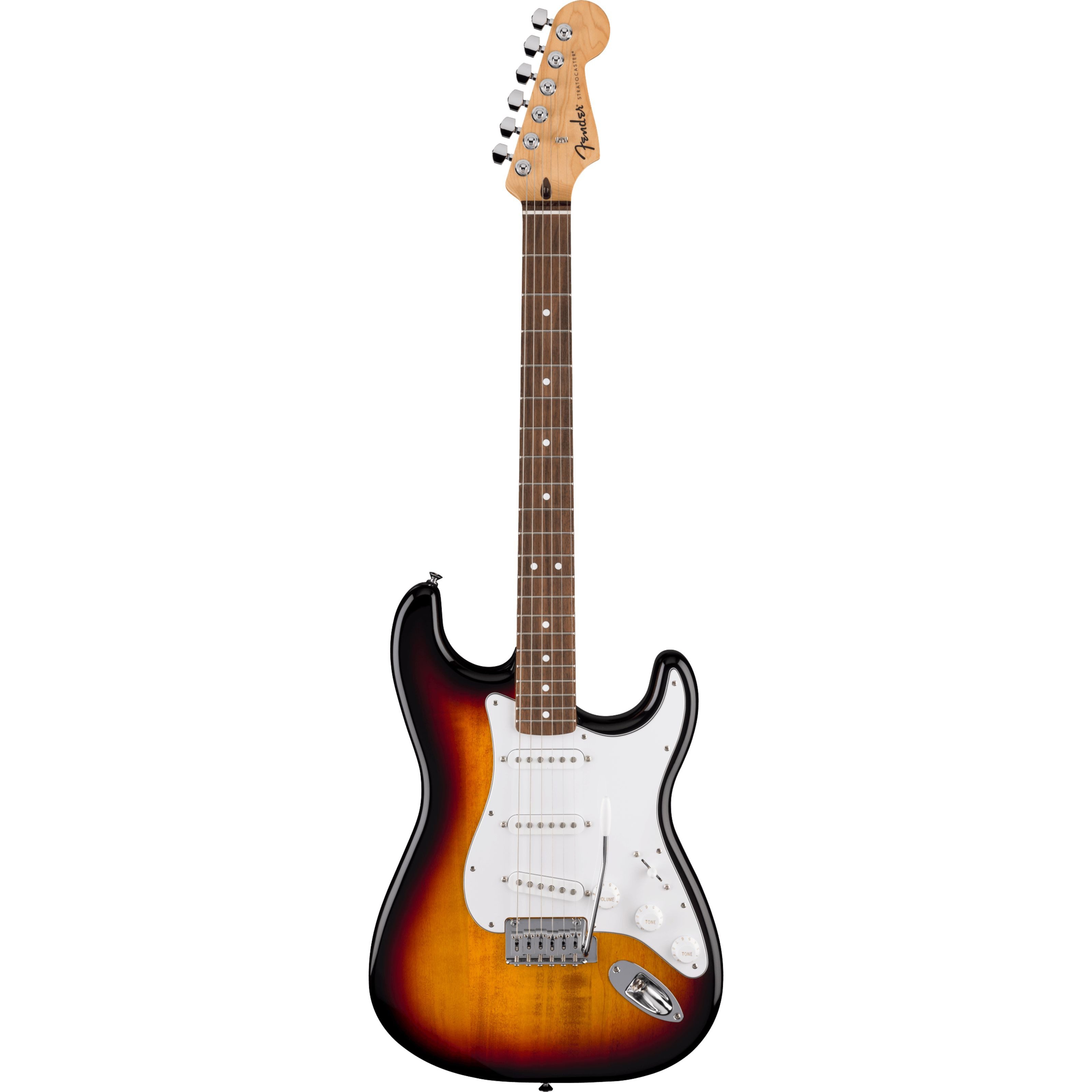 Fender E-Gitarre, E-Gitarren, ST-Modelle, Standard Strat LRL 3-Color Sunburst - E-Gitarre