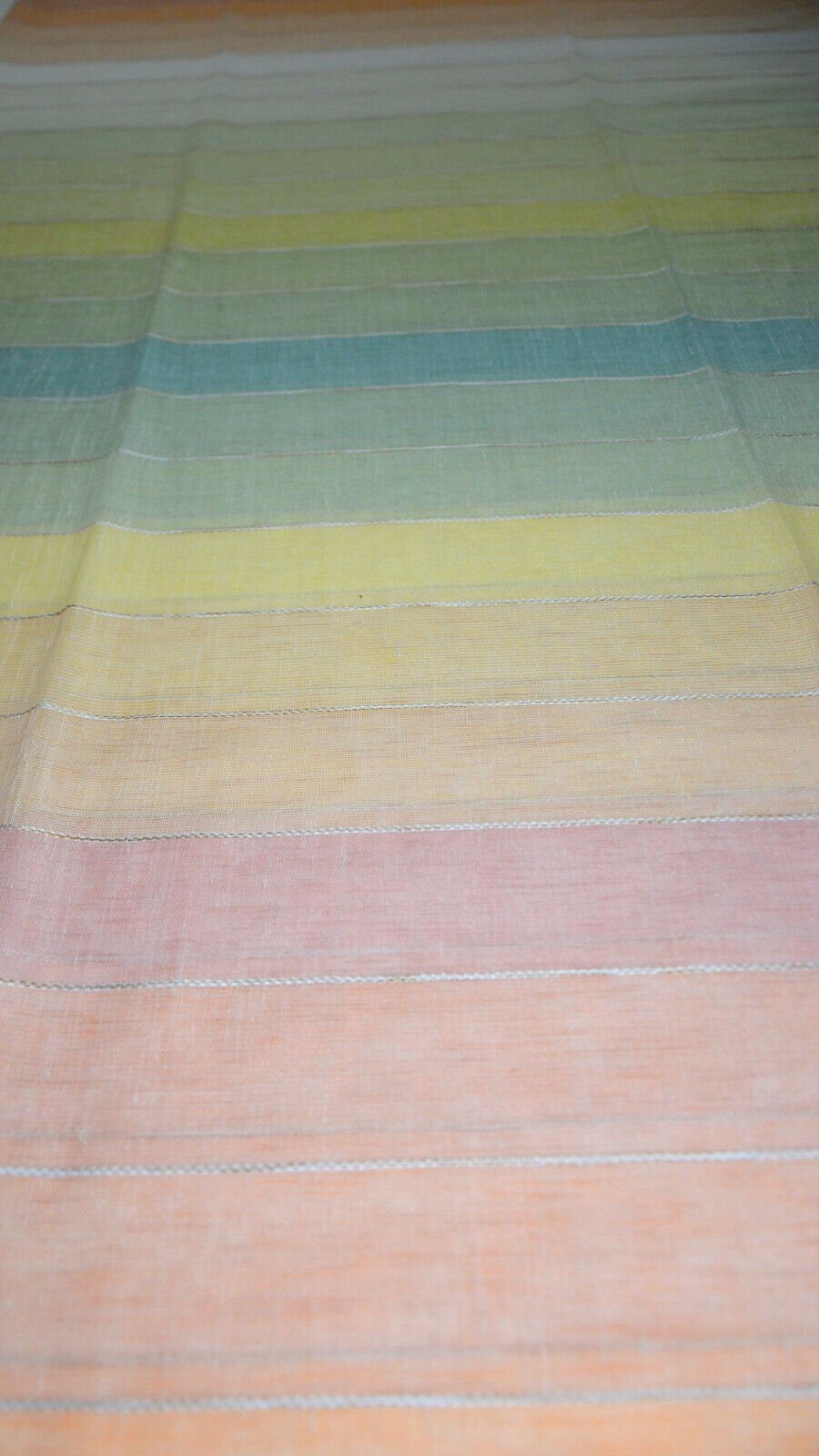 Regenbogen transparent multicolor, (1 Streifen, Ösenschal St), Clever-Kauf-24, BxH bunt Ösen Gardine 140x245cm