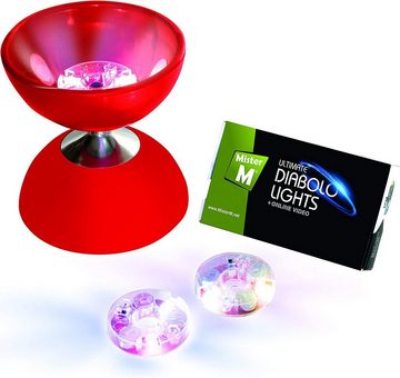 Mister M Zauberkasten 2 LED-Leuchten Set für Diabolo Jonglierkunst + Video, (2-tlg)