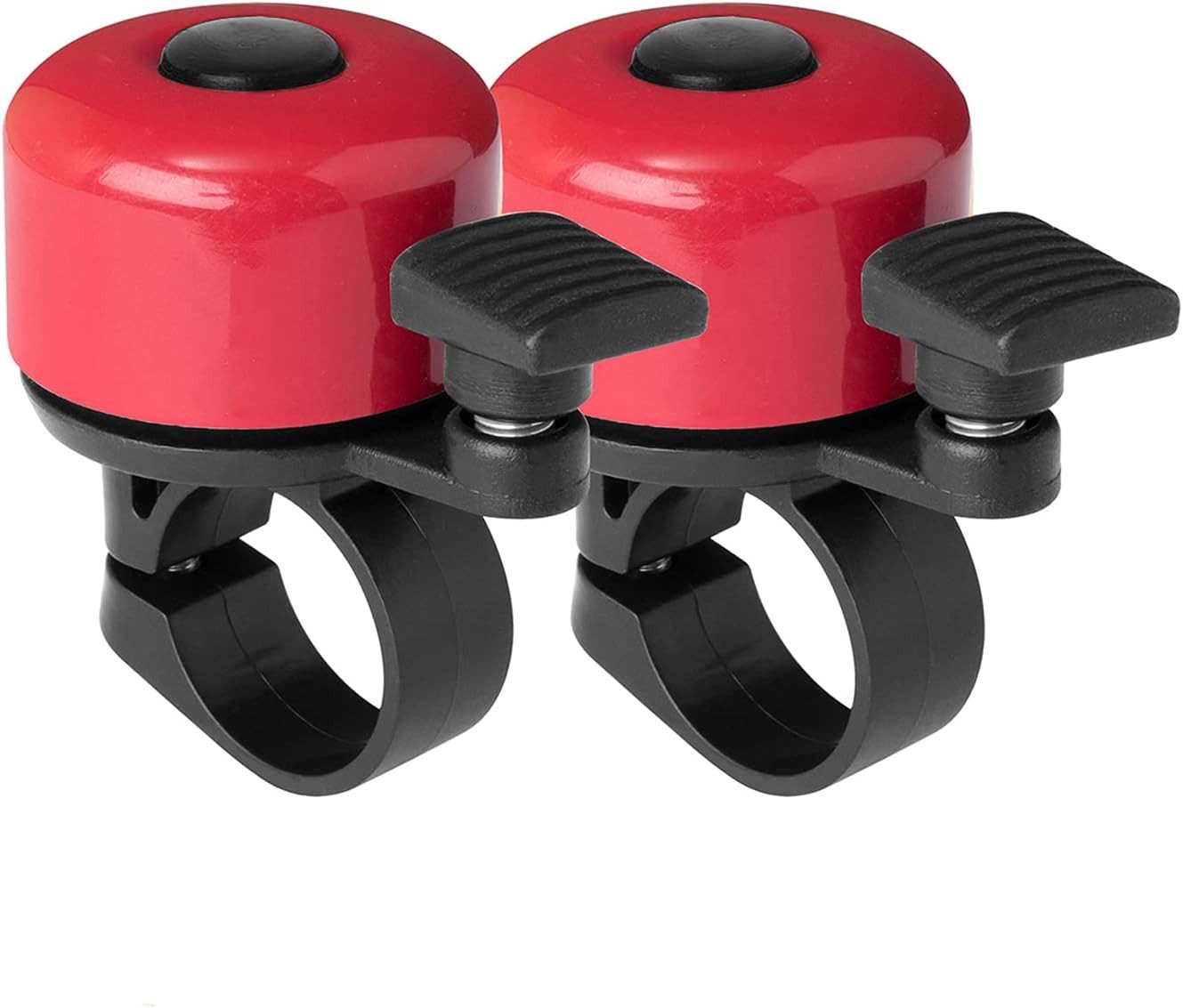 FELIXLEO Fahrradklingel Fahrradklingel 2er Set Lauter Klang Klassisch Glocke Damen Herren, (1-tlg)