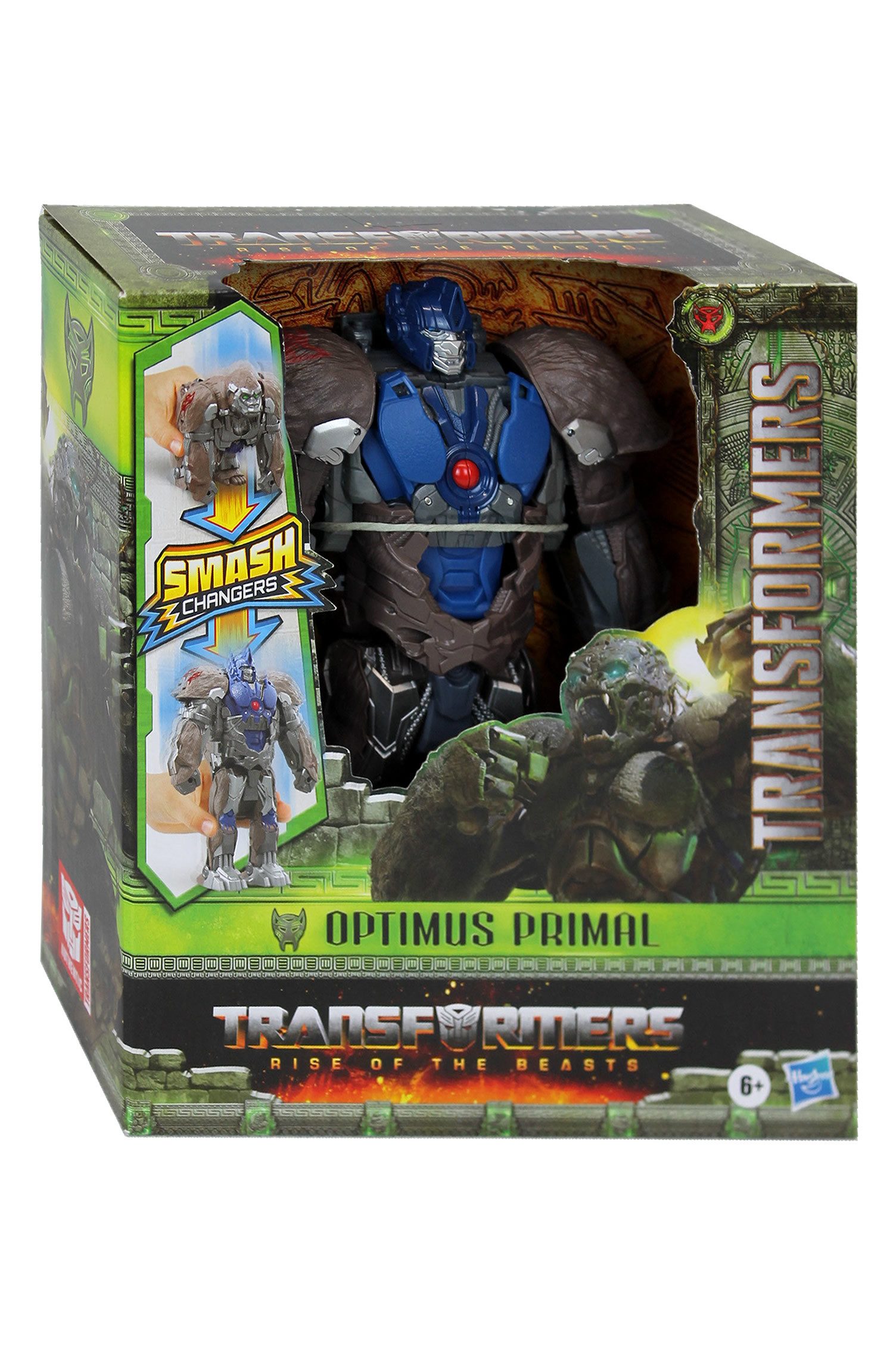 Hasbro Actionfigur Transformers: Aufstieg der Bestien, Smash Changer Figur Optimus Primal