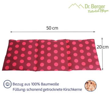 Dr. Berger Kirschkernkissen Dr. Berger 1-Kammer- und 3-Kammer Kirschkernkissen Set Tupfendruck Rot, Spar-Set, 2-tlg.