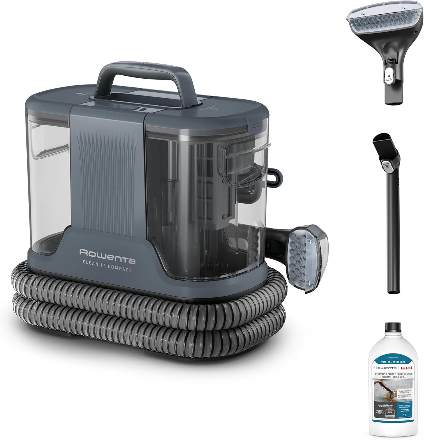 Rowenta Nass-Trocken-Sauger Rowenta Clean It Fleckenreiniger Teppichreiniger Nass 1,5L IN3011F0