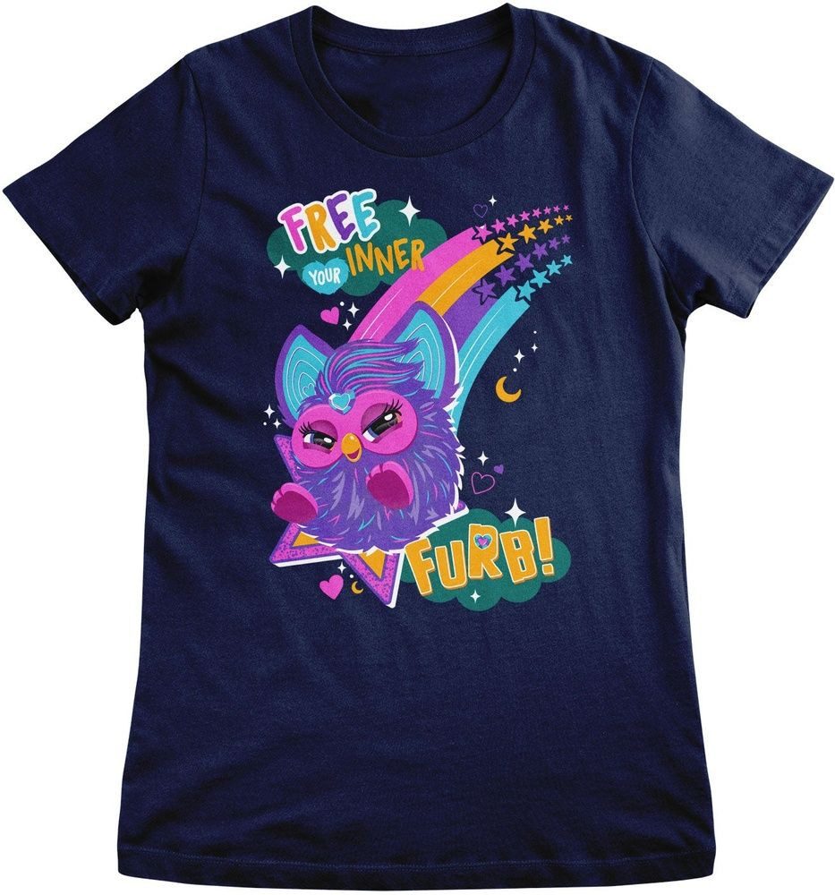 Furby T-Shirt Free Your Inner FURB! Girly Tee