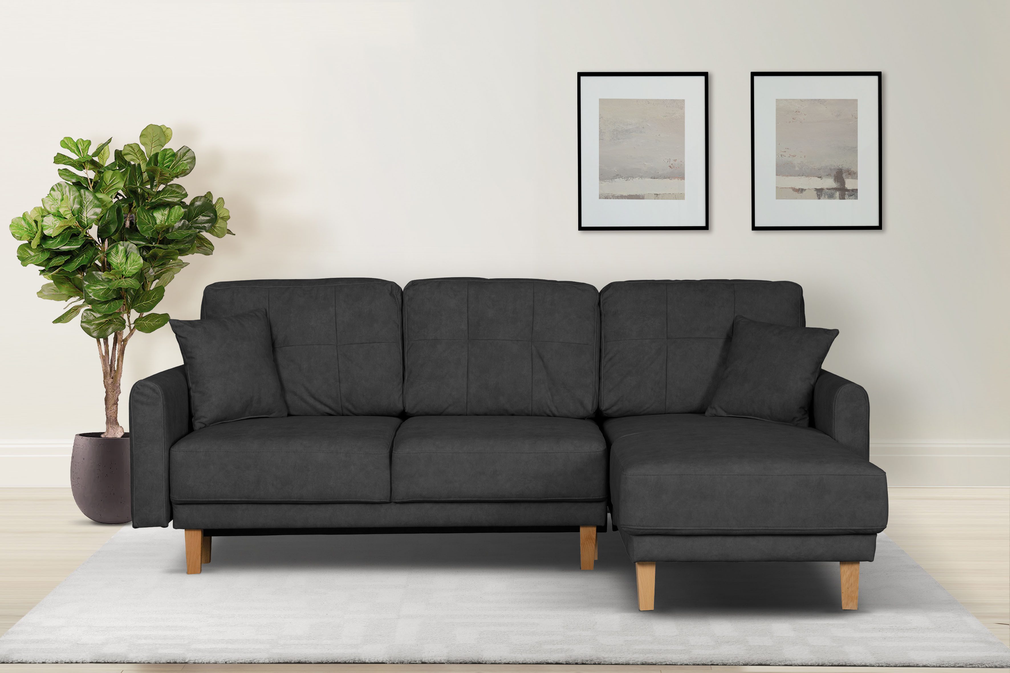 Home affaire Ecksofa TRIPLO optionale Schlafsofa günstig online kaufen