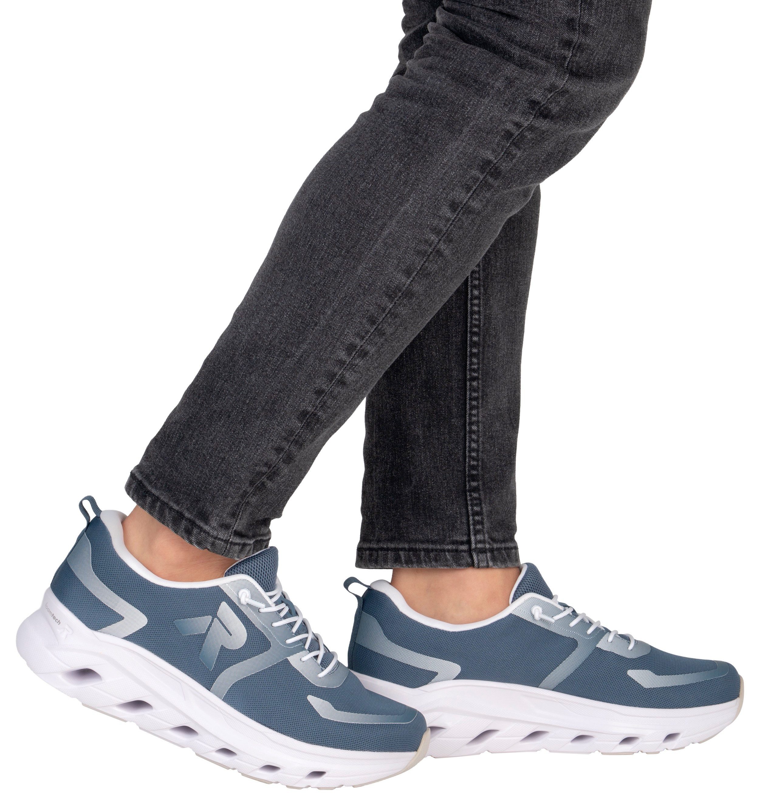 Rieker Sport Slip-On Sneaker Sportschuh, Freizeitsneaker, Halbschuh zum Schlupfen