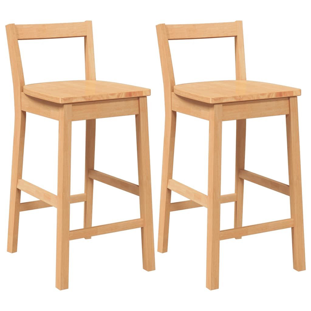 vidaXL Barhocker Barhocker 2 Stk. Natur günstig online kaufen