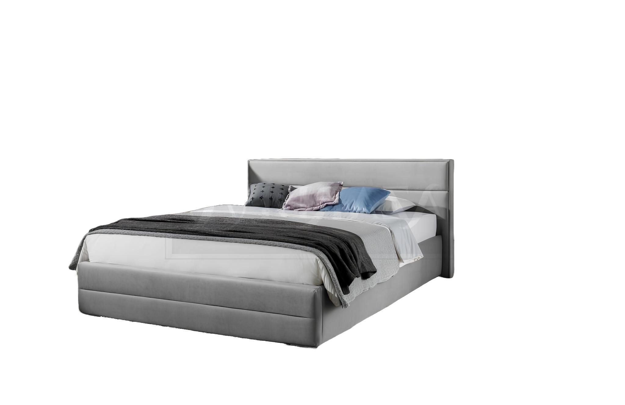 Xlmoebel Bett Hochwertiges Schlafzimmerbett mit Designer-Optik aus luxuriösem Textil (Bett), Hergestellt in Europa