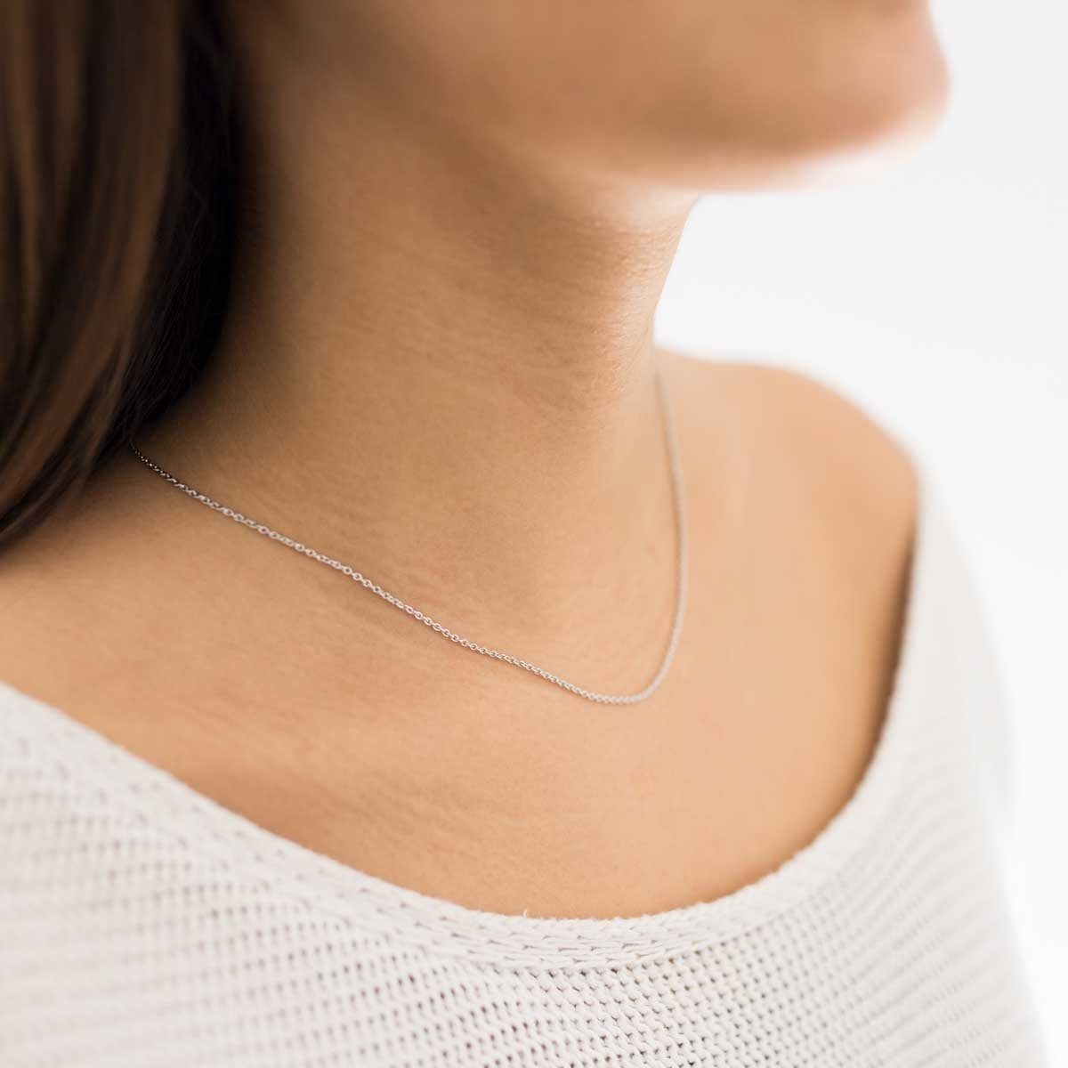 Materia Silberkette Damen Silber Ankerkette rund 1,1mm 40-70cm K36, 925 Ste günstig online kaufen