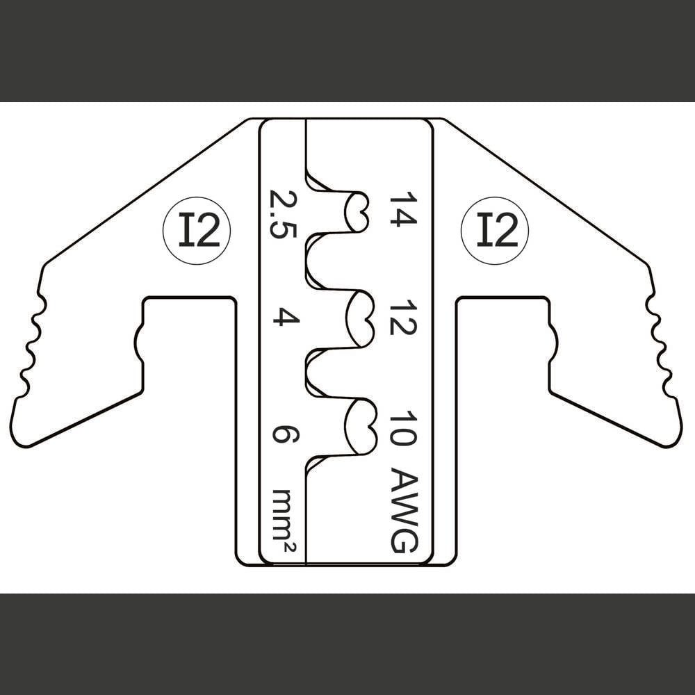TOOLCRAFT Crimpzange Photovoltaik und Solar-Steckverbinder Quetschbereich: 2.5 818646