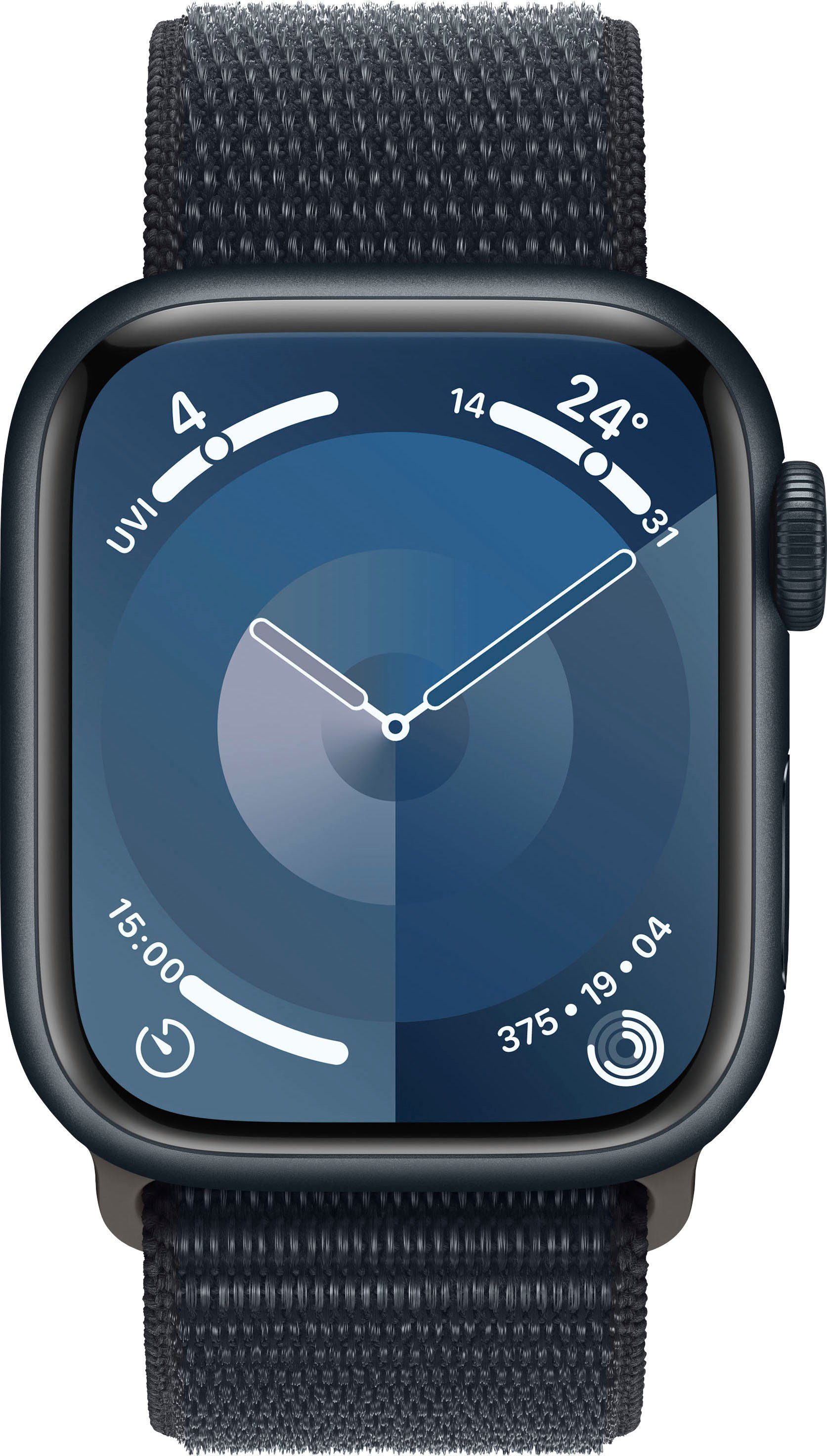 Aluminium Watch 41mm Loop cm/1,69 (4,1 Series Apple Watch Smartwatch GPS Mitternacht Sport Mitternacht OS Zoll, | 9 10),