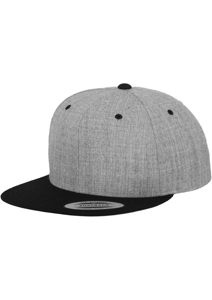 Flex Flexfit 2-Tone heathergrey/black Snapback Snapback Cap Classic