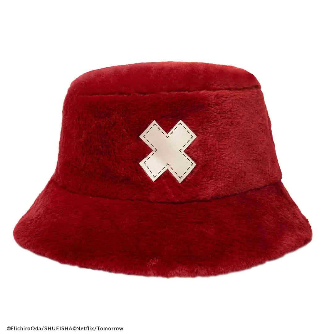 Cinereplicas Plüschmütze One Piece: Tony Chopper Bucket Hat (Cosplay Kostüm Accessoire)