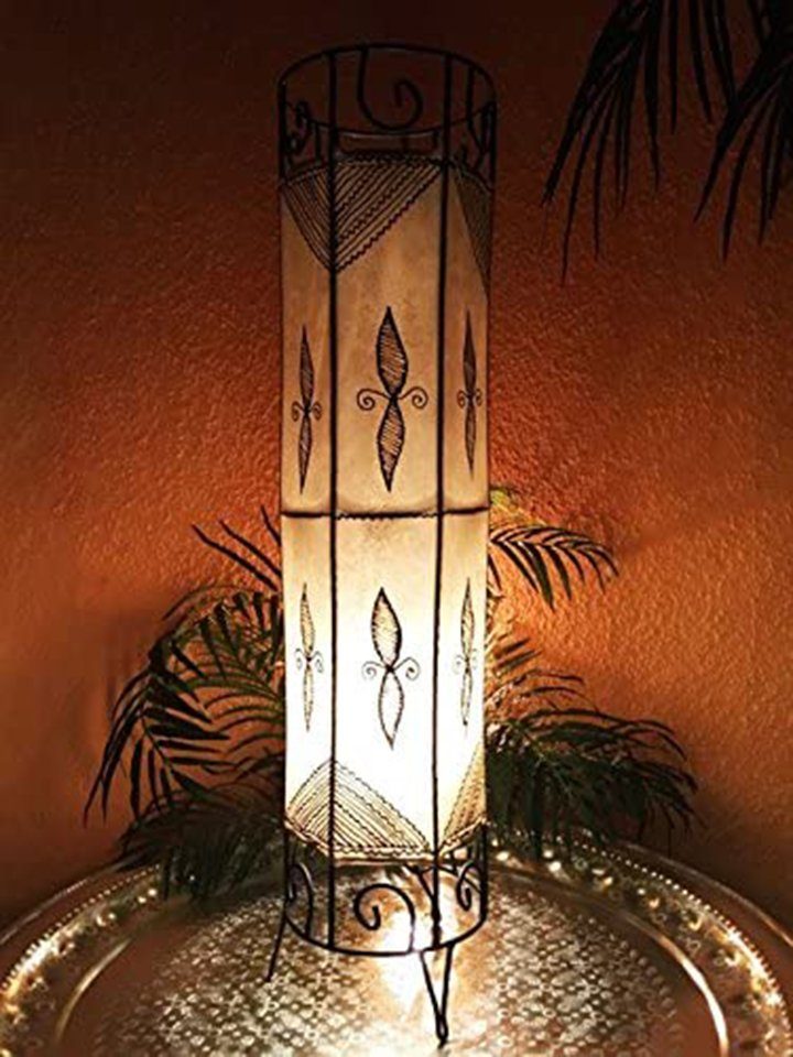 Stehlampe Orientalische Stehlampe Neslihan - natur 80cm