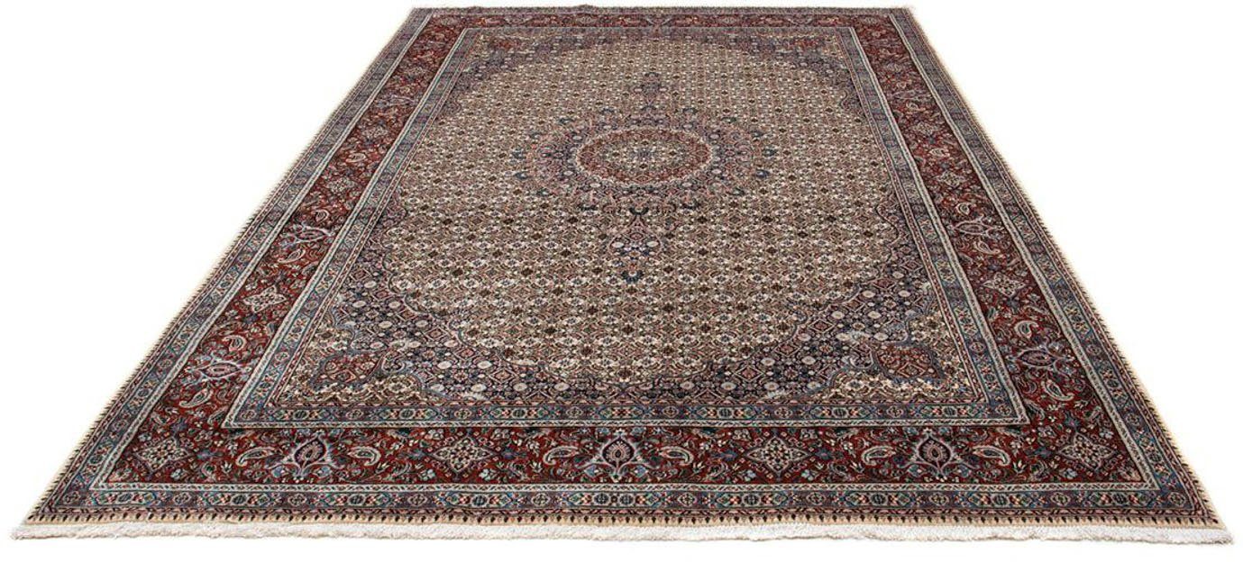 Wollteppich Moud Medaillon Beige 295 x 200 cm, morgenland, rechteckig, Höhe: 10 mm, Unikat mit Zertifikat