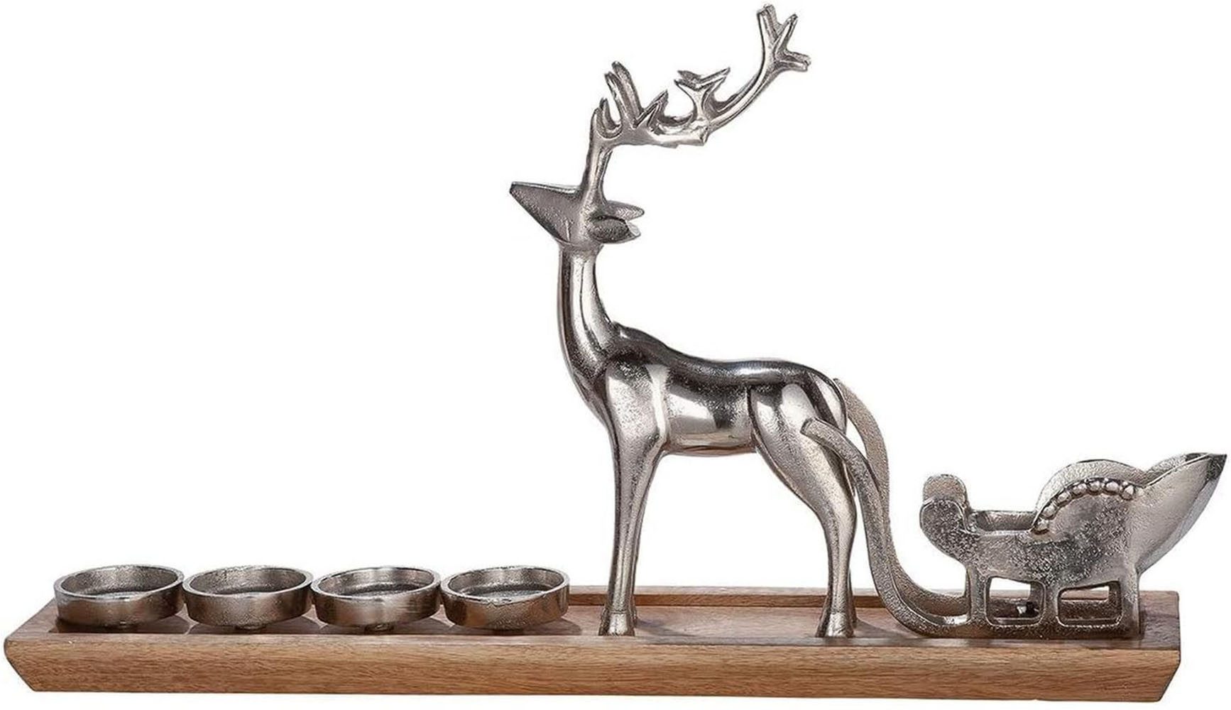 GILDE Kerzenständer Adventsleuchter 4flm., H.37 cm (1 St)